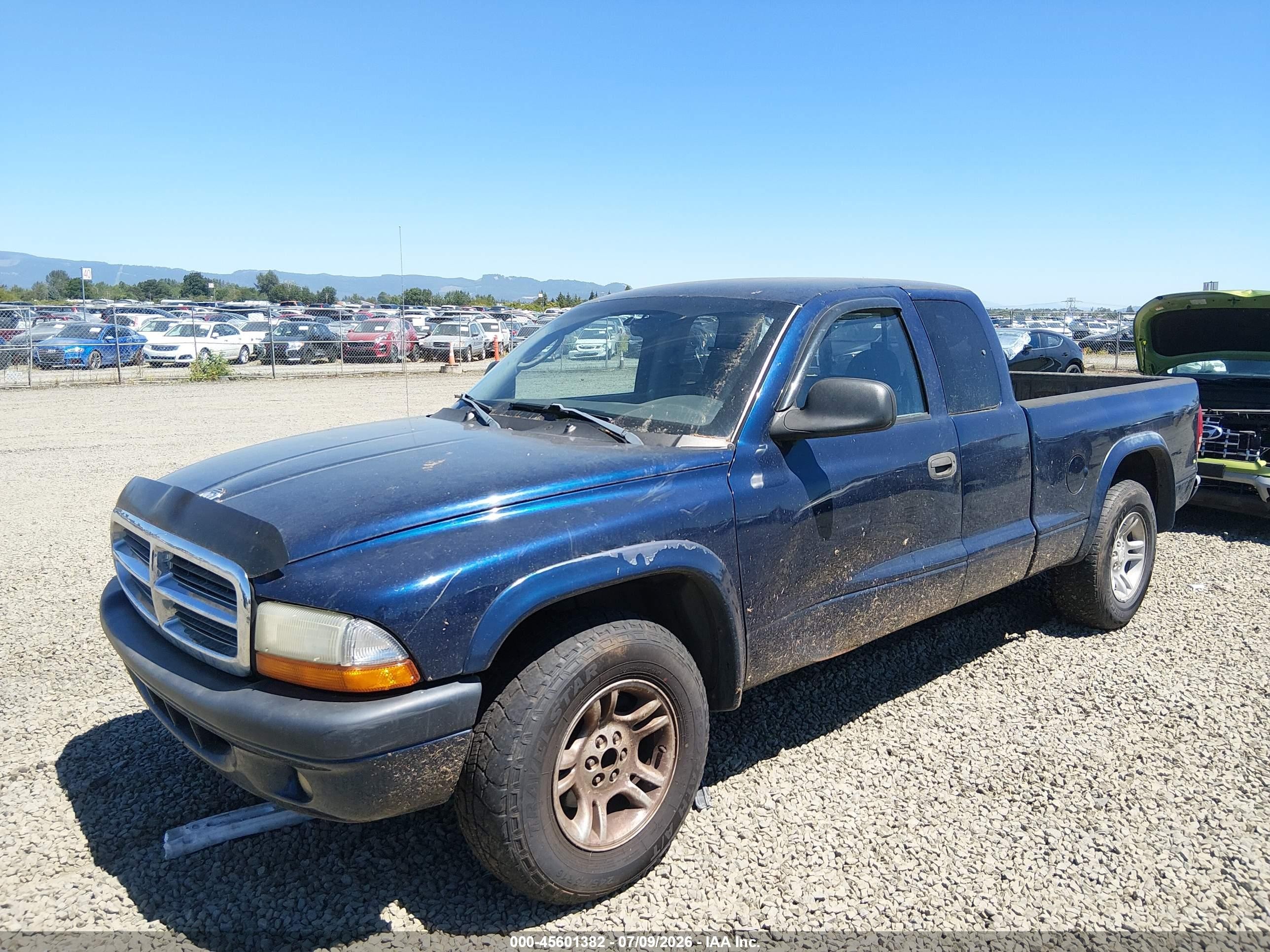2004 Dodge Dakota Sport Dark Blue vin: 1D7GL32N54S701259