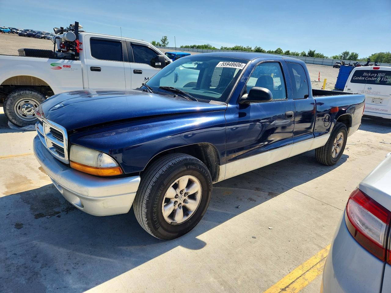 2004 Dodge Dakota Slt Blue vin: 1D7GL42K44S632947
