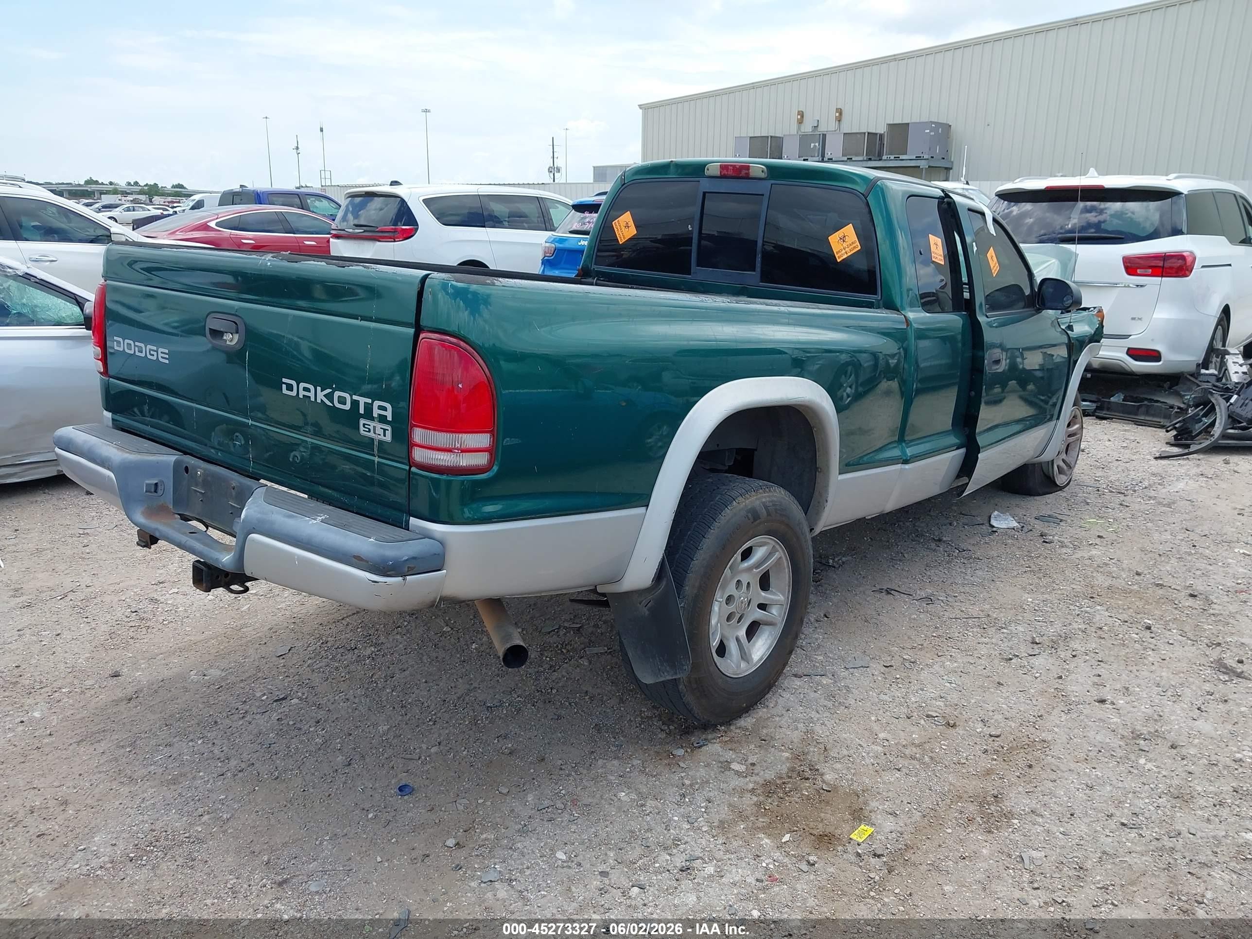 2004 Dodge Dakota Slt Green vin: 1D7GL42K94S600964