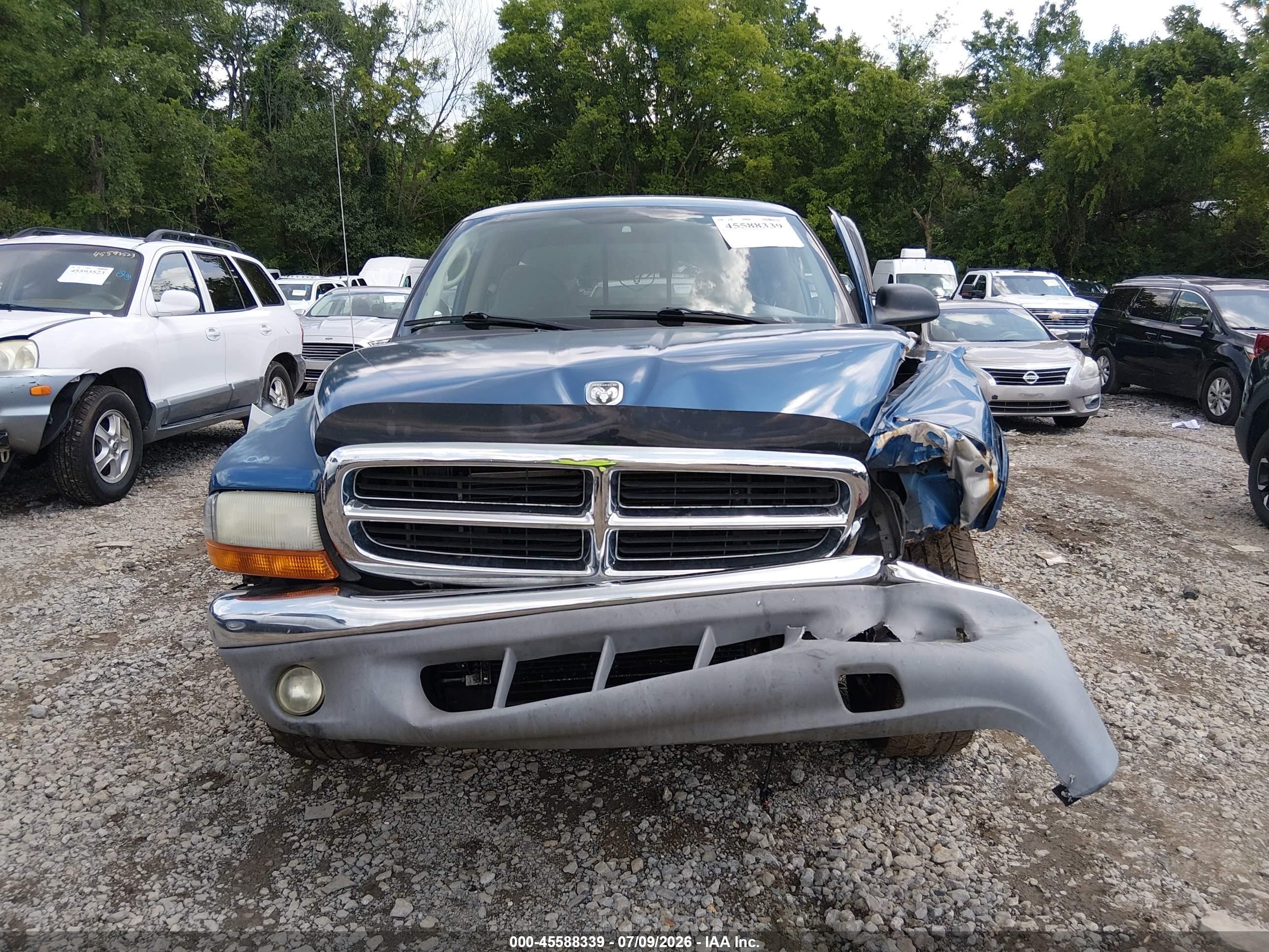 2004 Dodge Dakota Slt Blue vin: 1D7GL42N54S748328