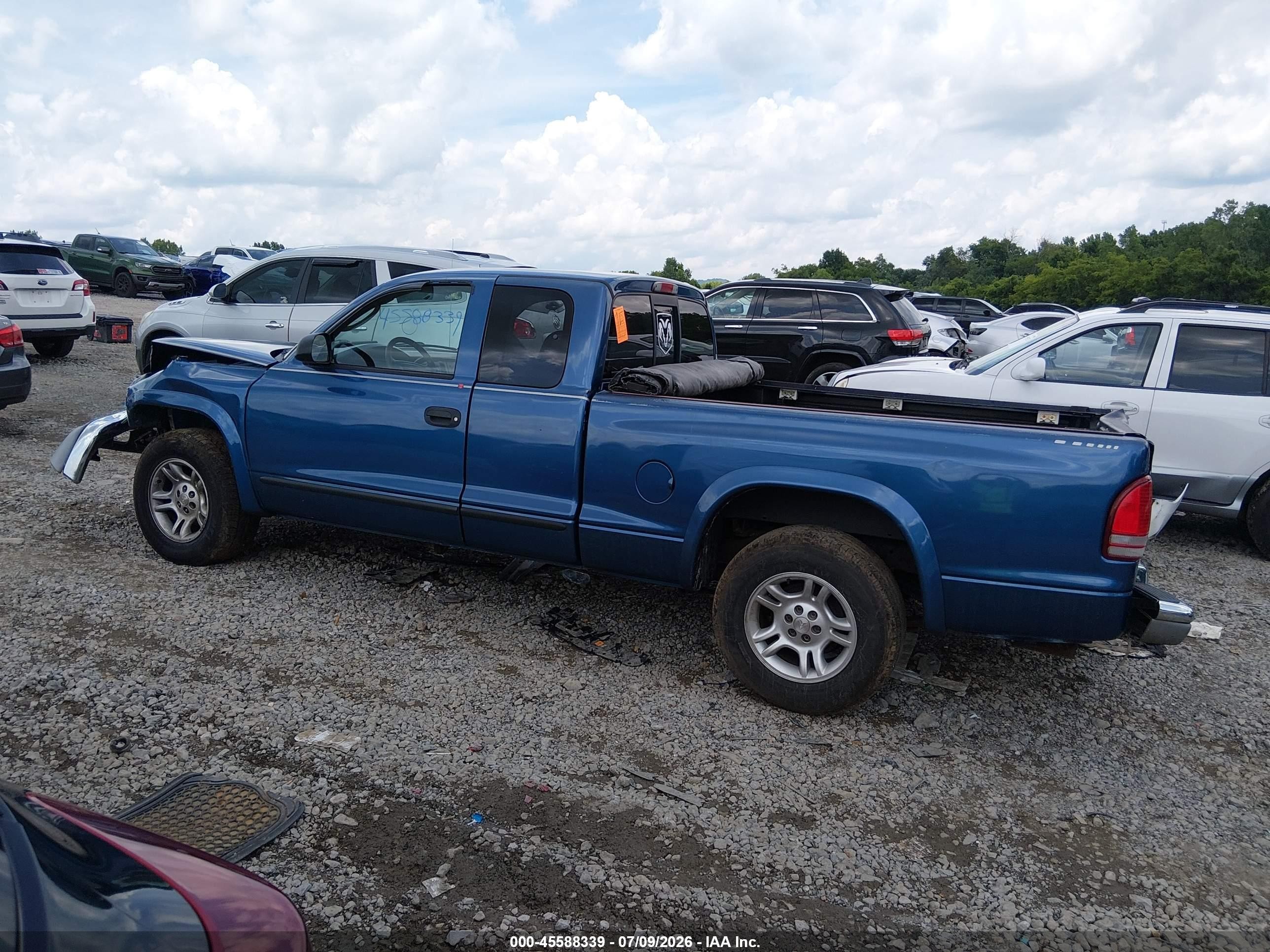 2004 Dodge Dakota Slt Blue vin: 1D7GL42N54S748328