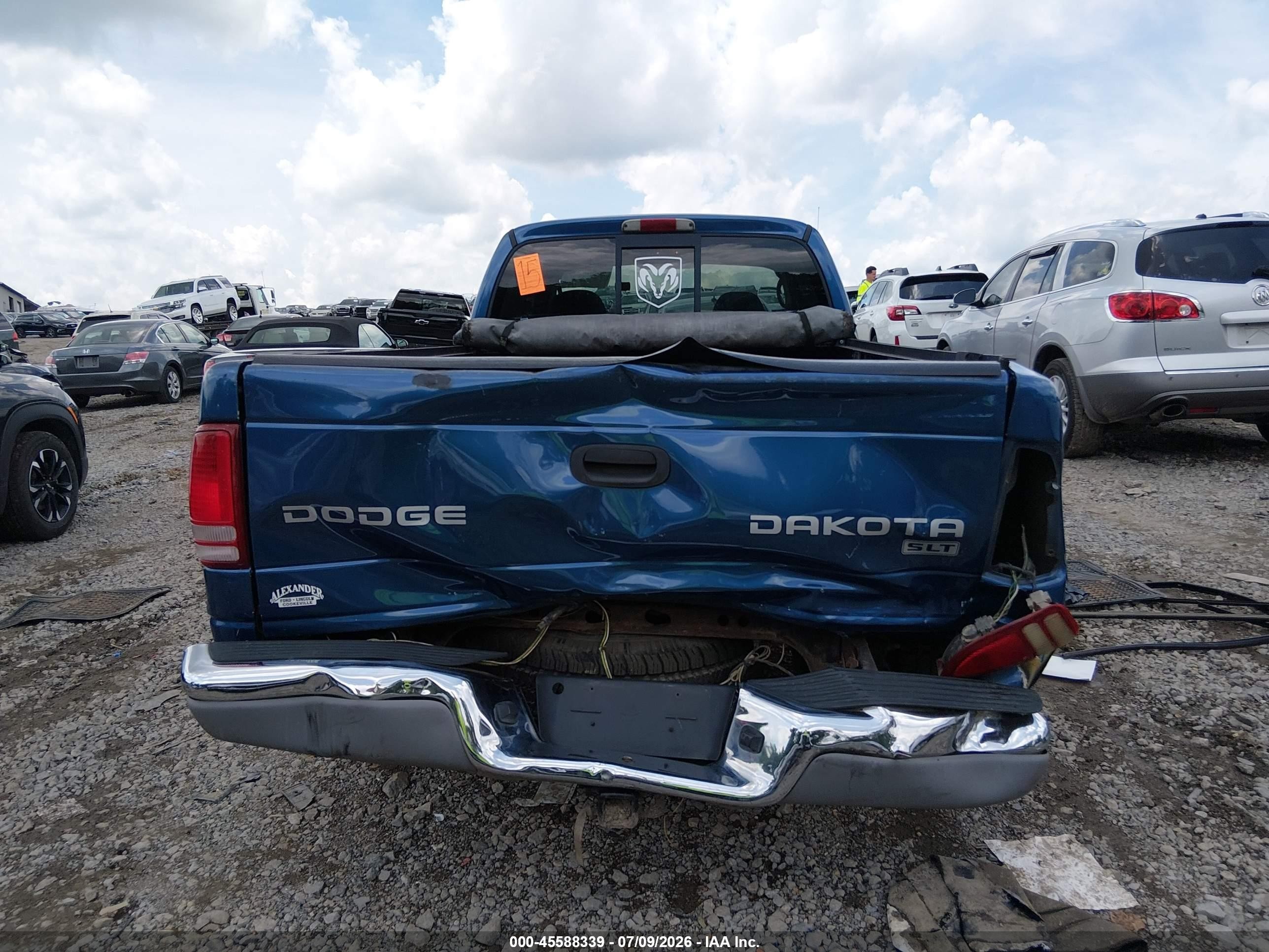 2004 Dodge Dakota Slt Blue vin: 1D7GL42N54S748328