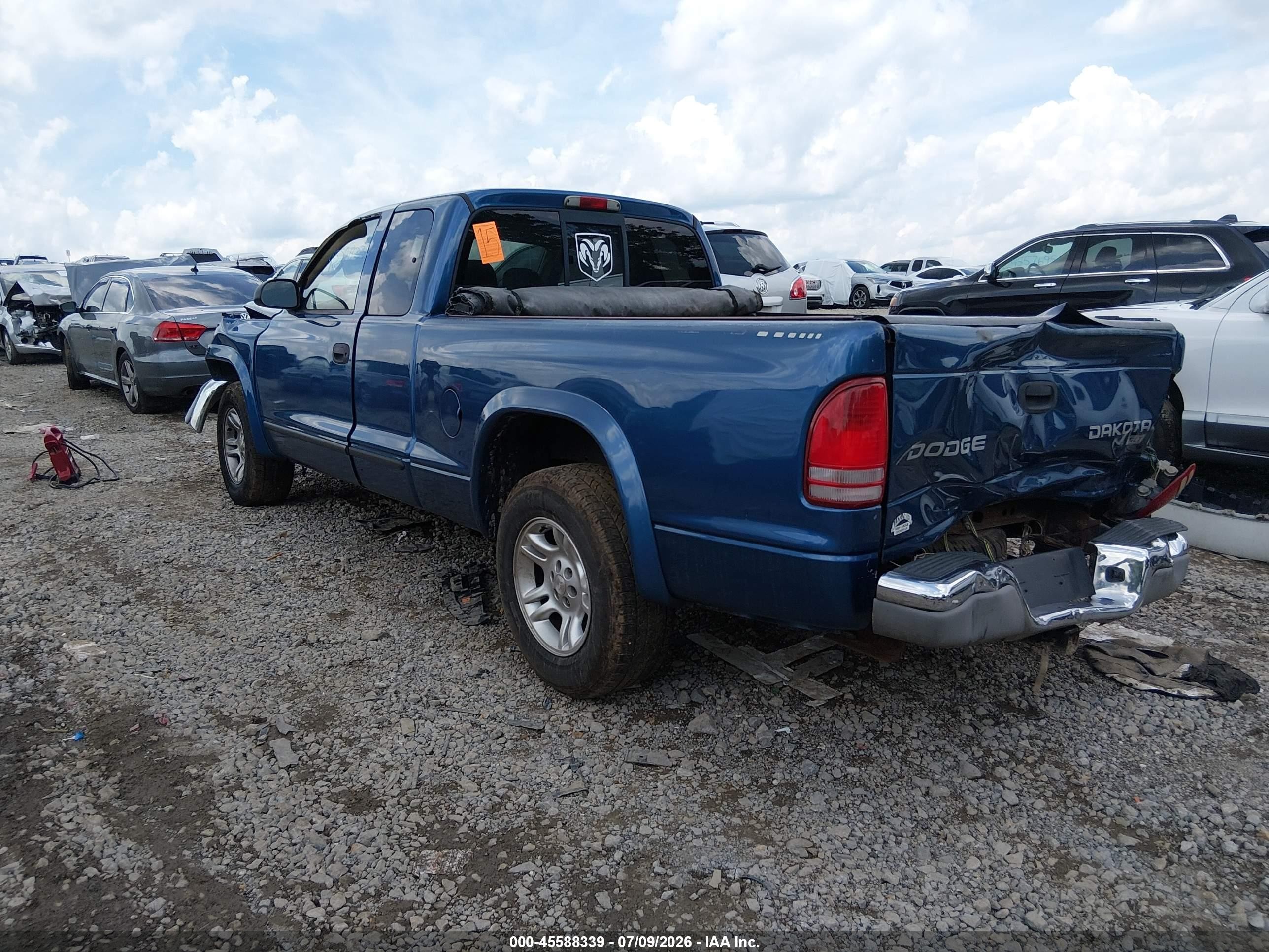2004 Dodge Dakota Slt Blue vin: 1D7GL42N54S748328