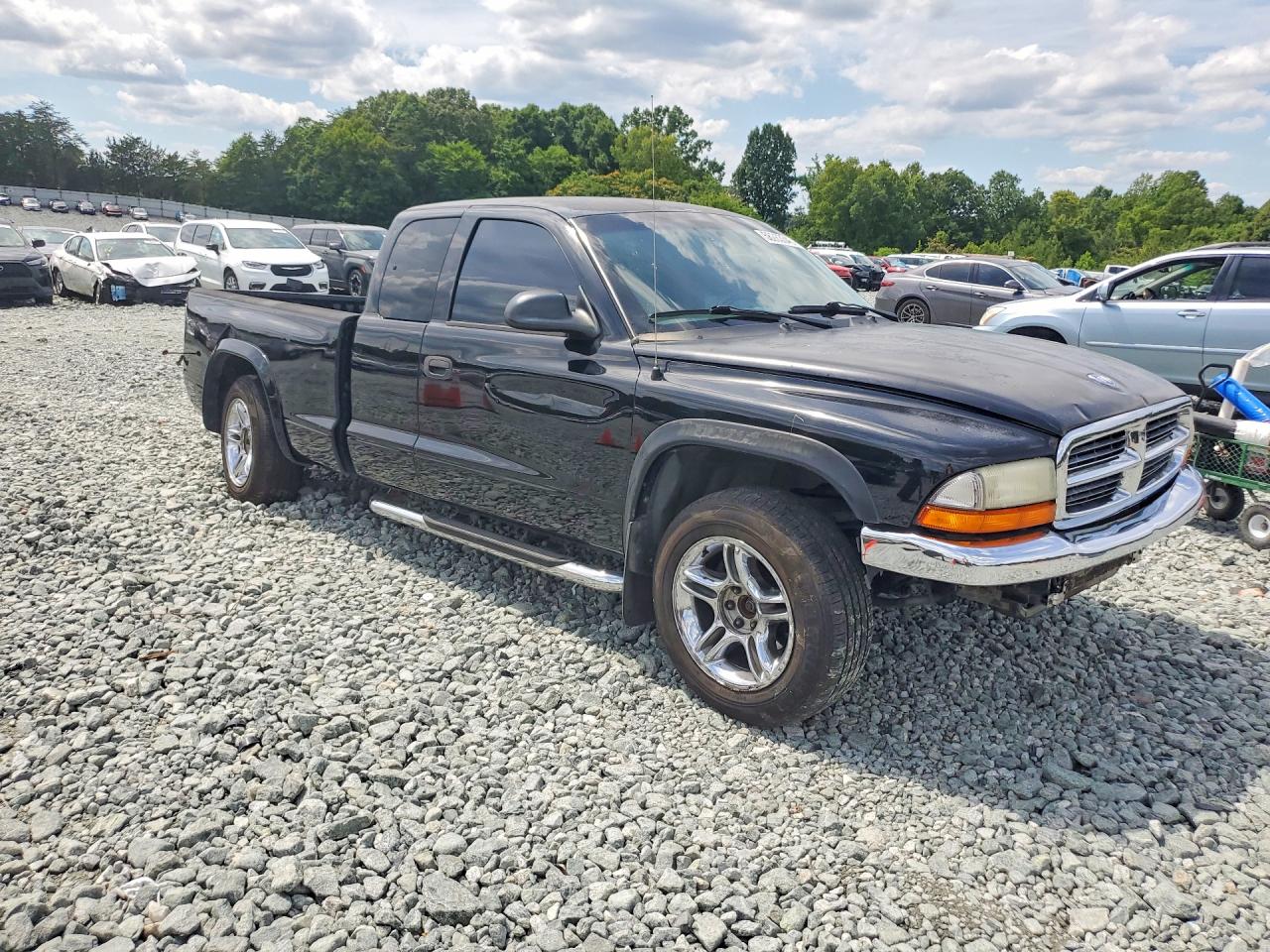 2004 Dodge Dakota Slt Black vin: 1D7GL42N74S674667