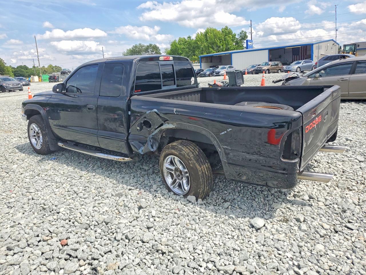 2004 Dodge Dakota Slt Black vin: 1D7GL42N74S674667