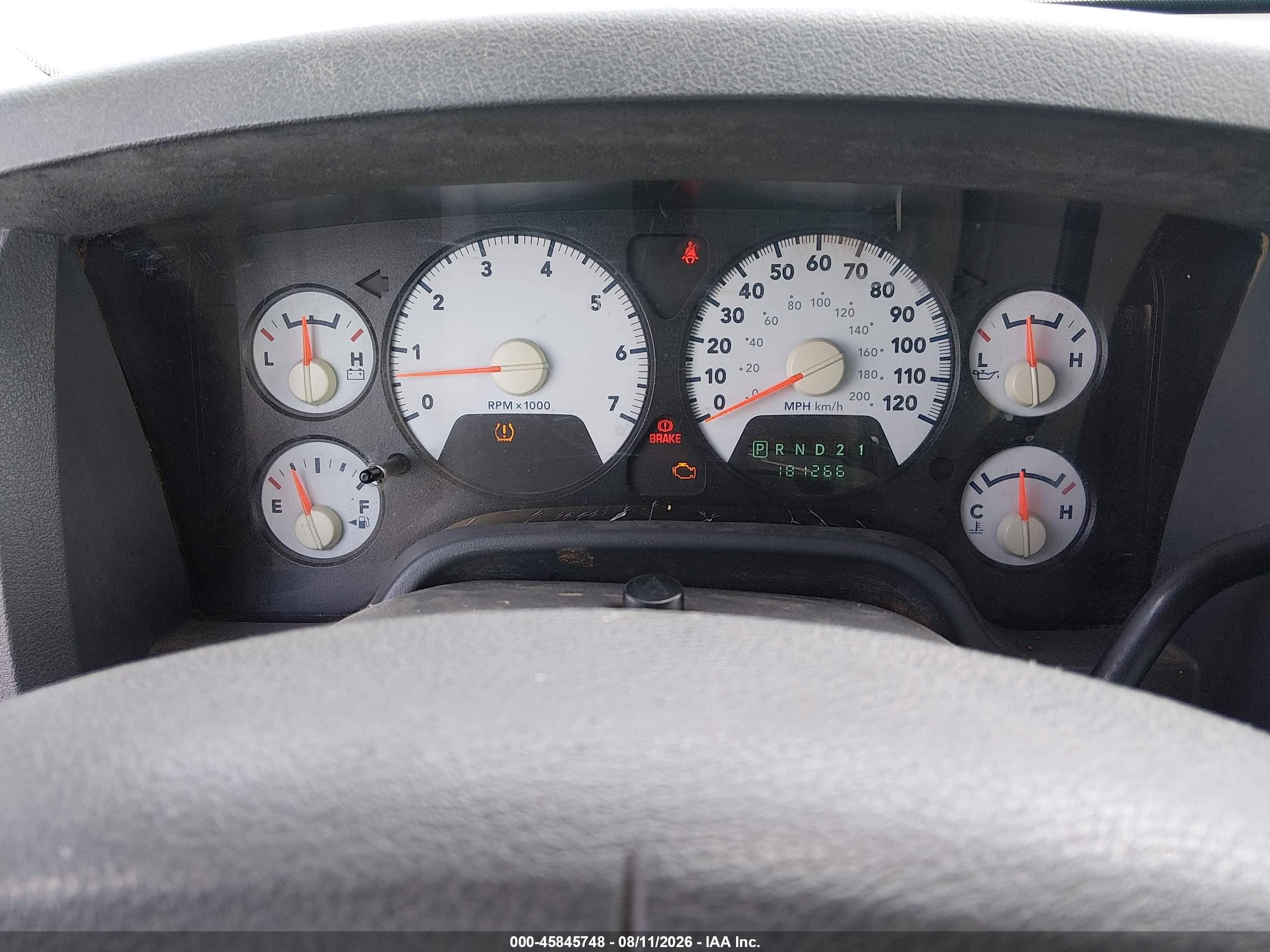 2008 Dodge Ram 1500 St/sxt White vin: 1D7HA16278J181107