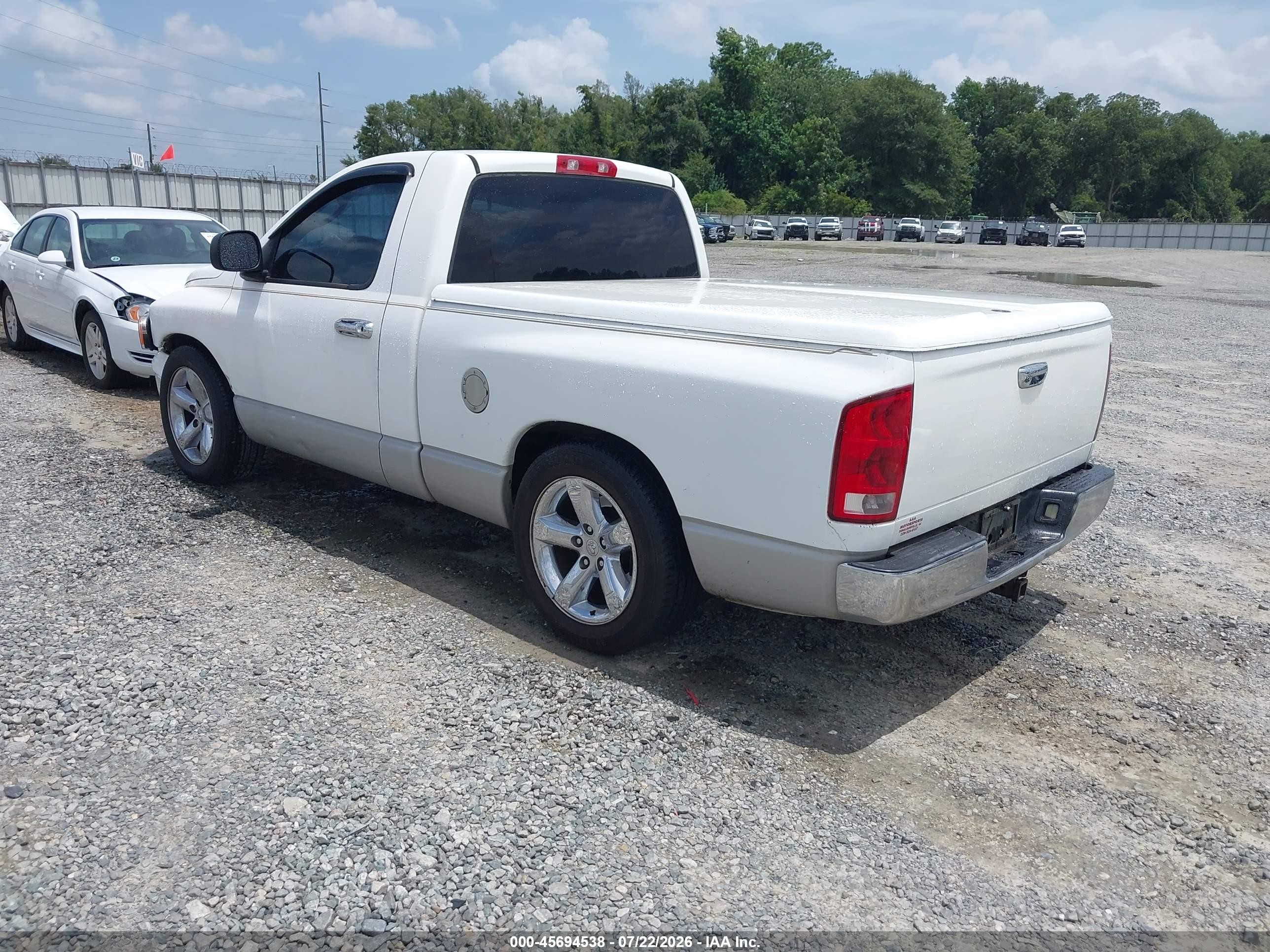 2003 Dodge Ram 1500 Slt/laramie/st White vin: 1D7HA16D03J575039