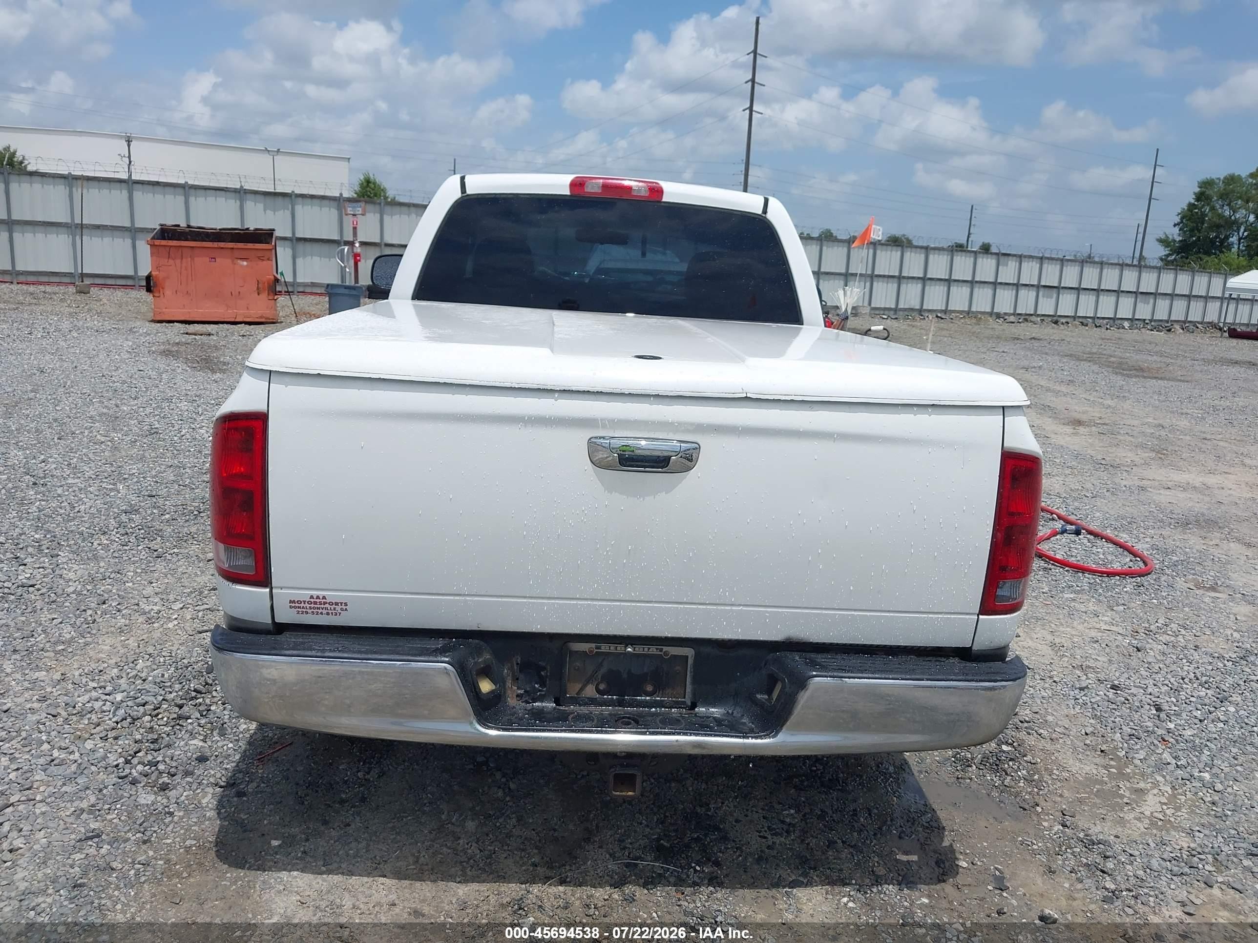 2003 Dodge Ram 1500 Slt/laramie/st White vin: 1D7HA16D03J575039