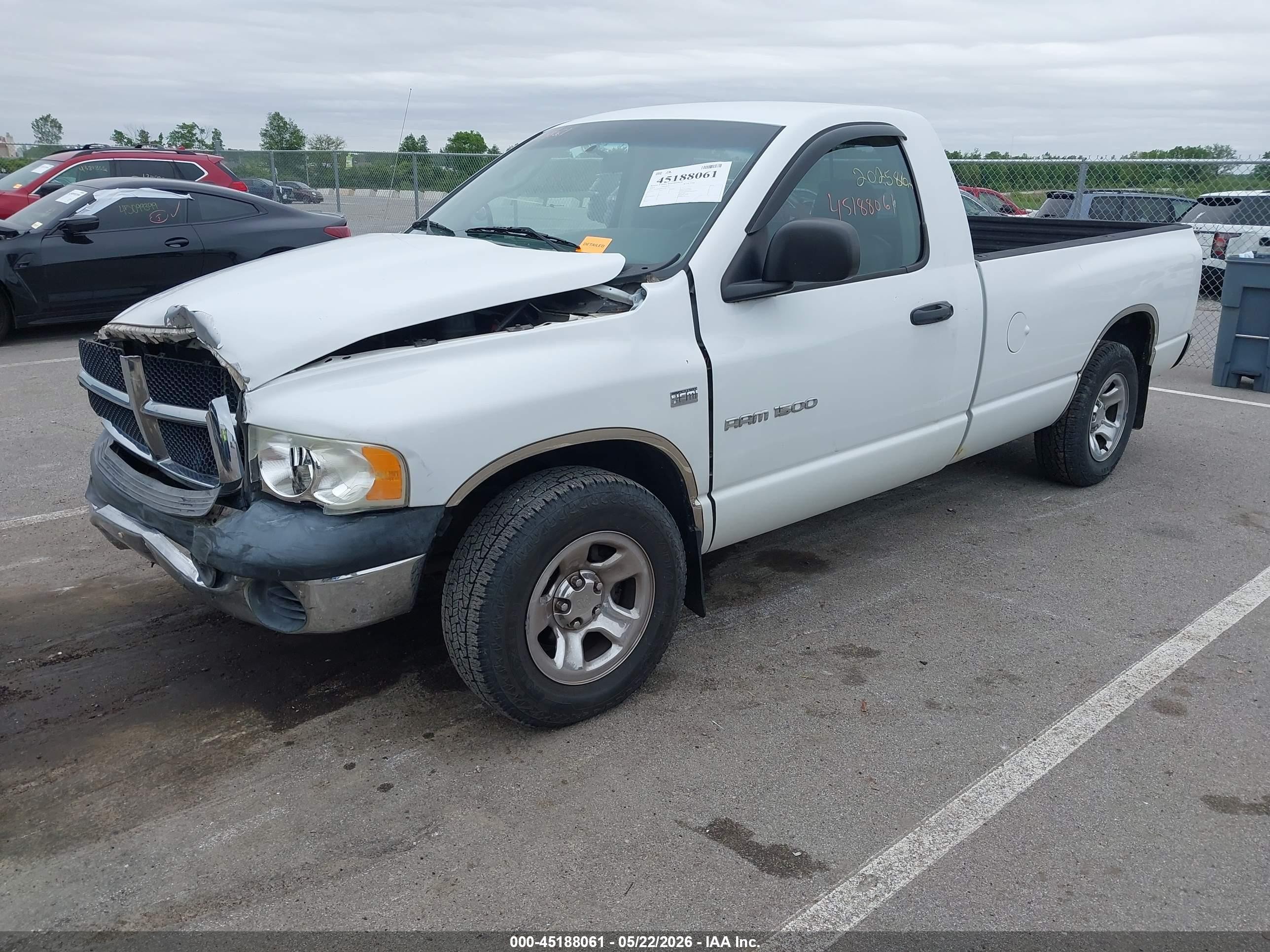 2003 Dodge Ram 1500 Slt/laramie/st White vin: 1D7HA16D13J583537