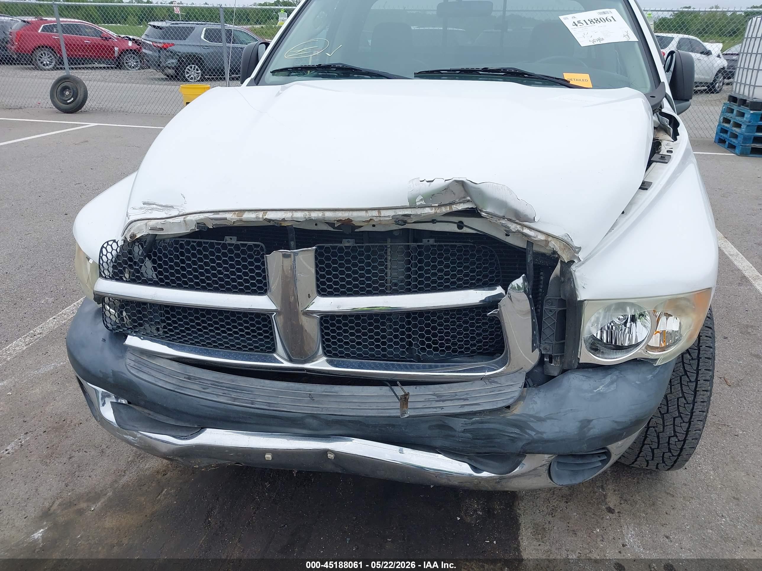 2003 Dodge Ram 1500 Slt/laramie/st White vin: 1D7HA16D13J583537