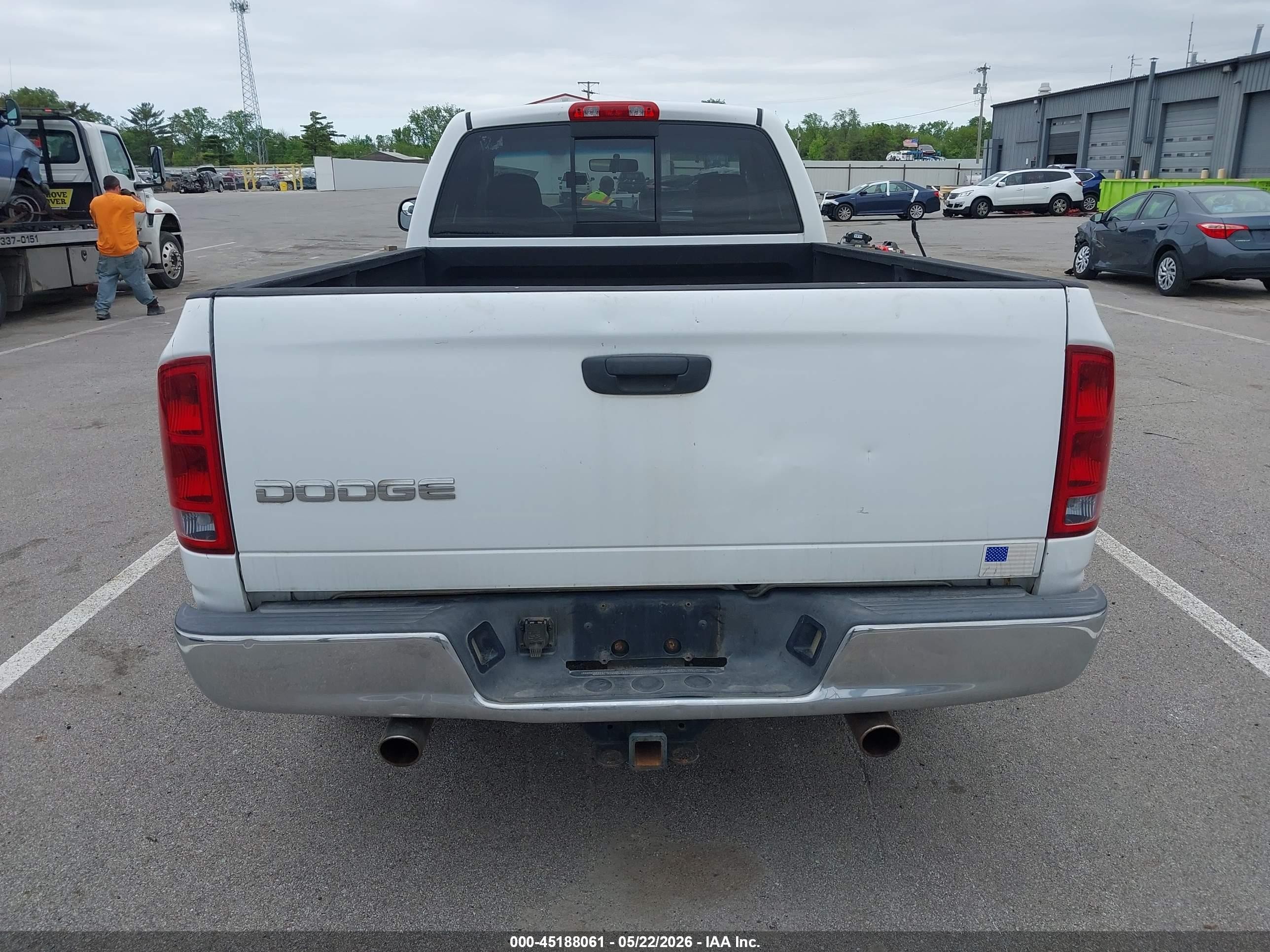 2003 Dodge Ram 1500 Slt/laramie/st White vin: 1D7HA16D13J583537