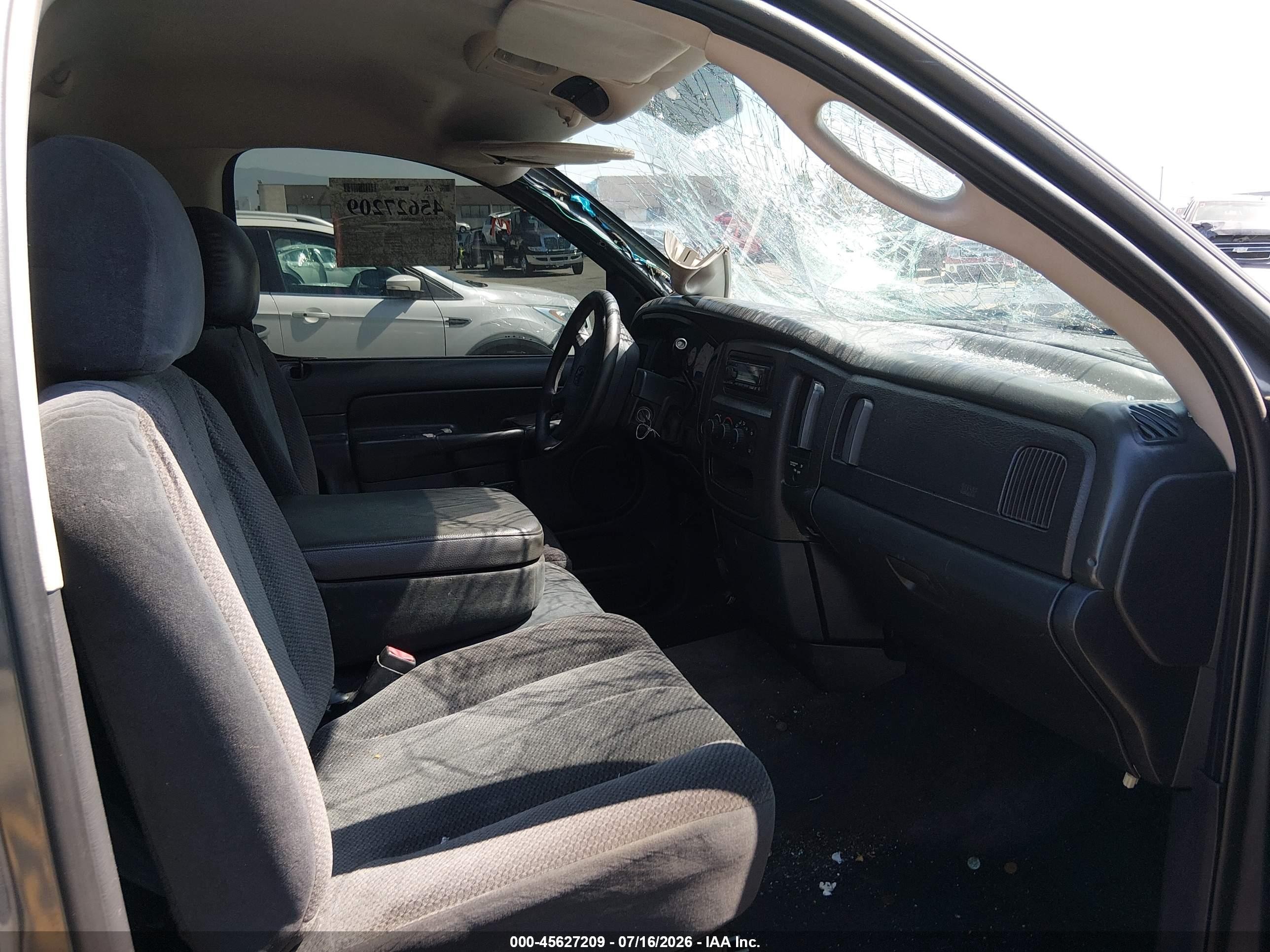 2003 Dodge Ram 1500 Slt/laramie/st Gray vin: 1D7HA16D23J585961