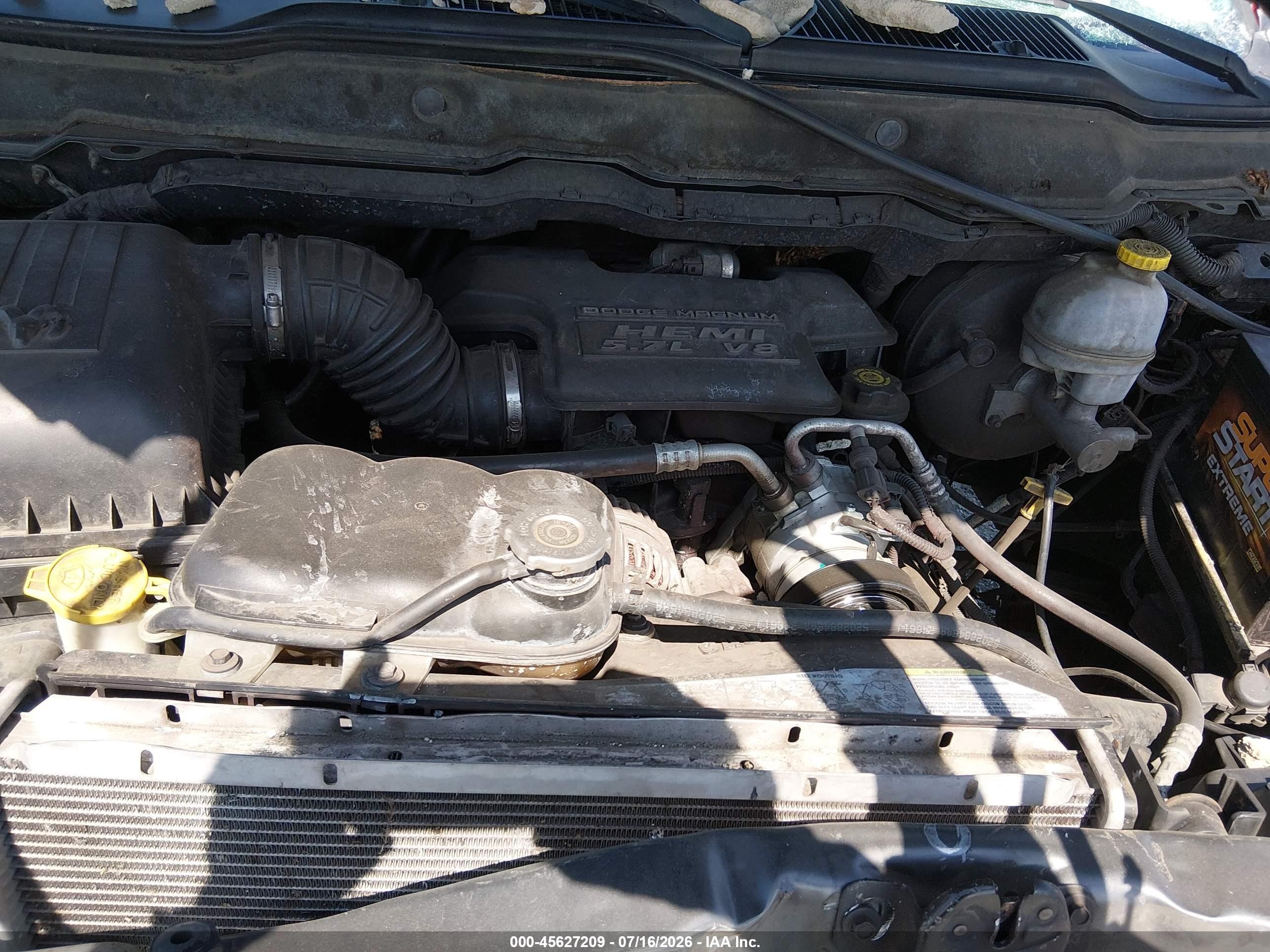 2003 Dodge Ram 1500 Slt/laramie/st Gray vin: 1D7HA16D23J585961