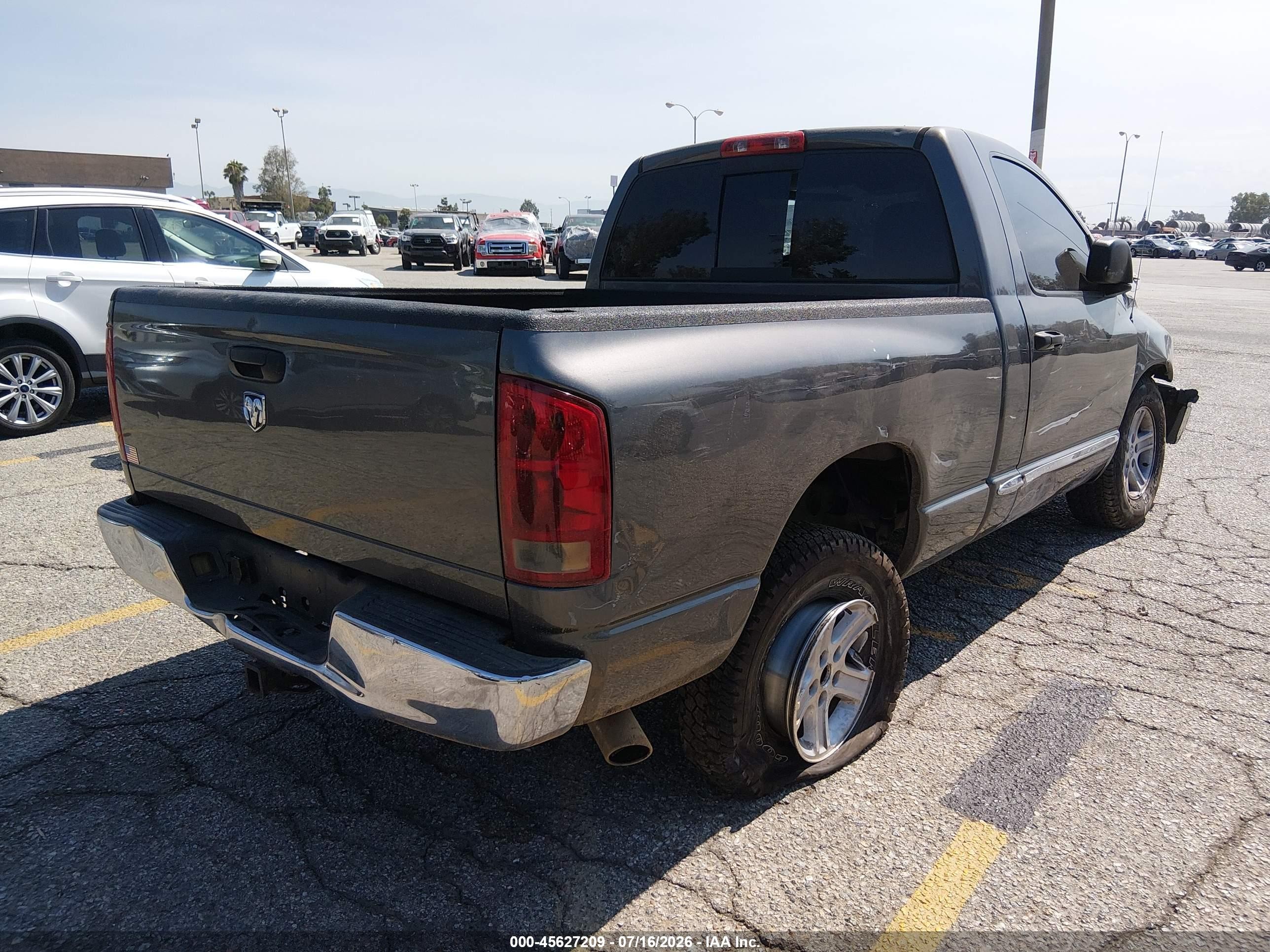 2003 Dodge Ram 1500 Slt/laramie/st Gray vin: 1D7HA16D23J585961