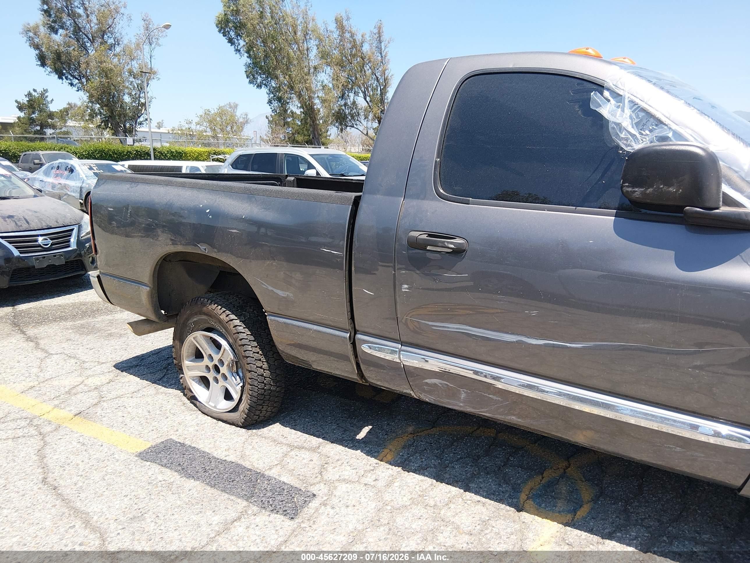 2003 Dodge Ram 1500 Slt/laramie/st Gray vin: 1D7HA16D23J585961