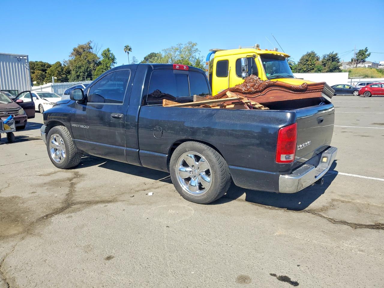 2003 Dodge Ram 1500 St Black vin: 1D7HA16D23J587984