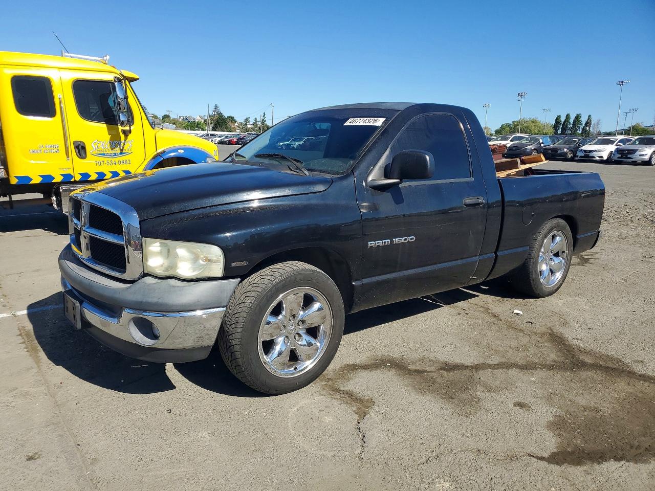 2003 Dodge Ram 1500 St Black vin: 1D7HA16D23J587984