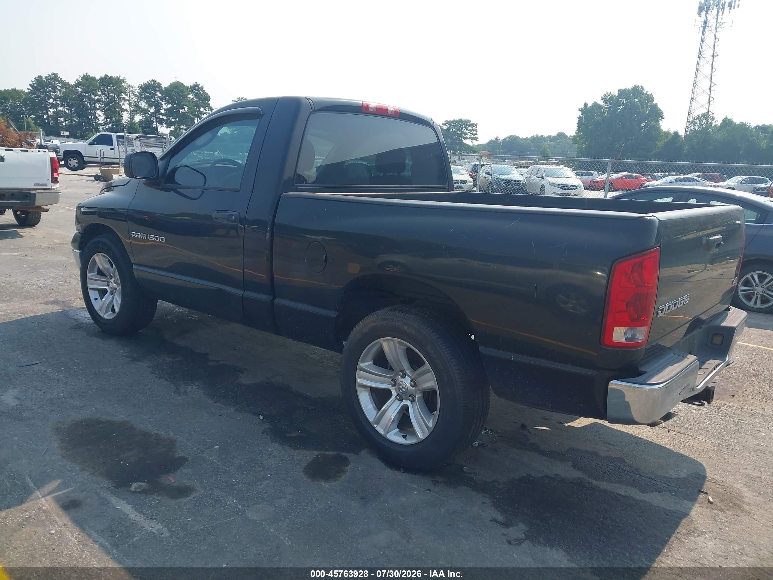 2004 Dodge Ram 1500 St/slt Black vin: 1D7HA16D34J161240