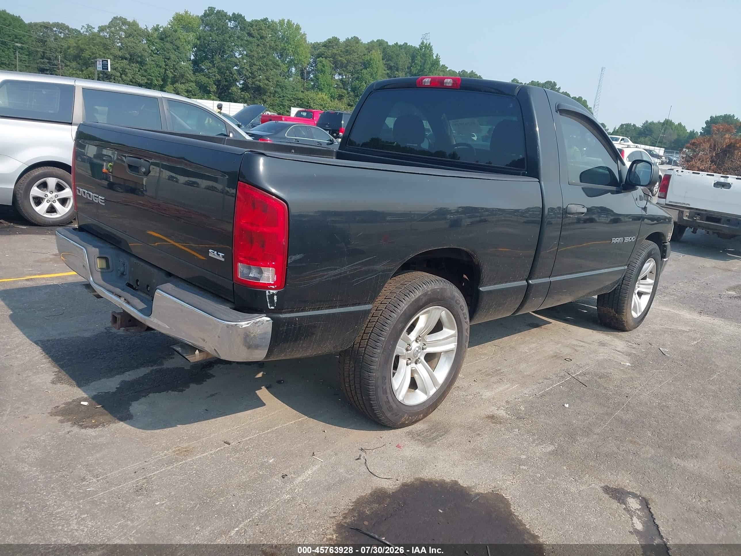 2004 Dodge Ram 1500 St/slt Black vin: 1D7HA16D34J161240