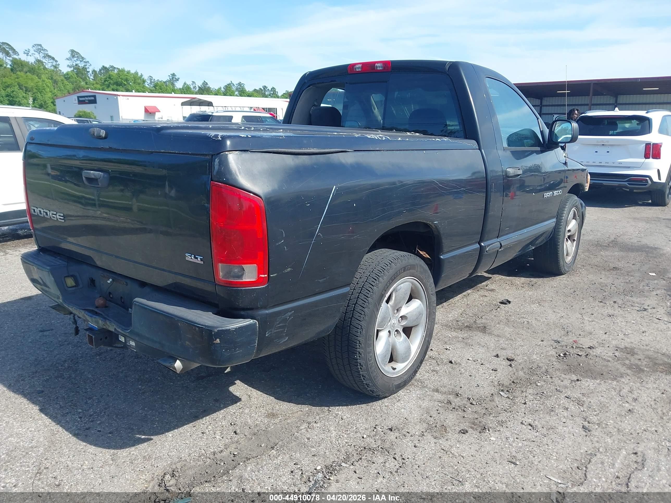 2004 Dodge Ram 1500 Slt/laramie Black vin: 1D7HA16D44J157665