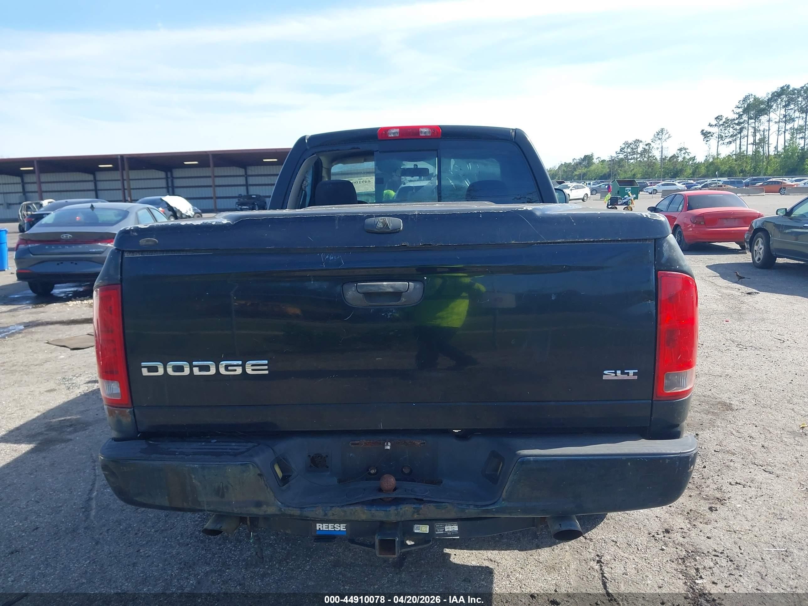 2004 Dodge Ram 1500 Slt/laramie Black vin: 1D7HA16D44J157665