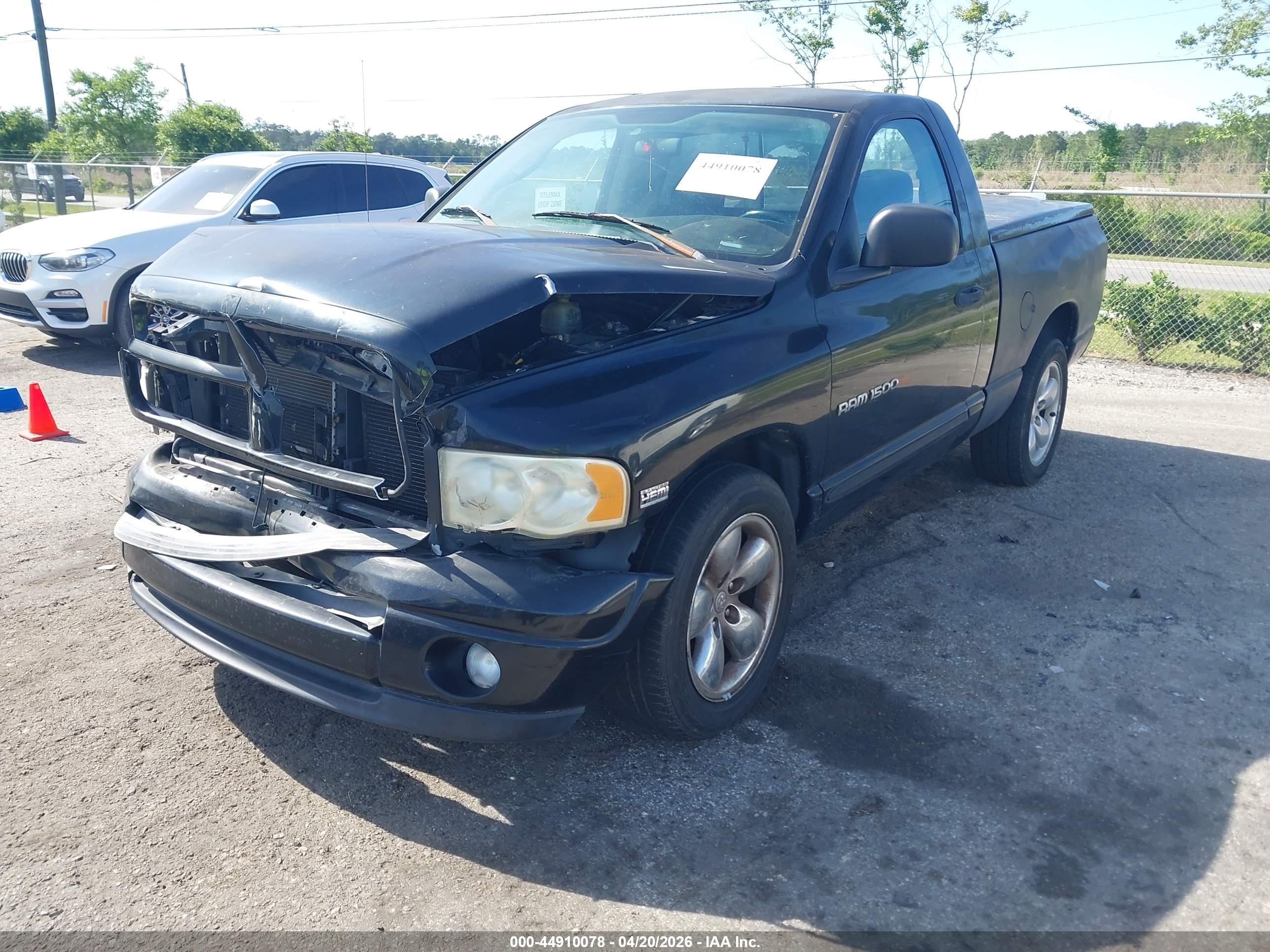 2004 Dodge Ram 1500 Slt/laramie Black vin: 1D7HA16D44J157665