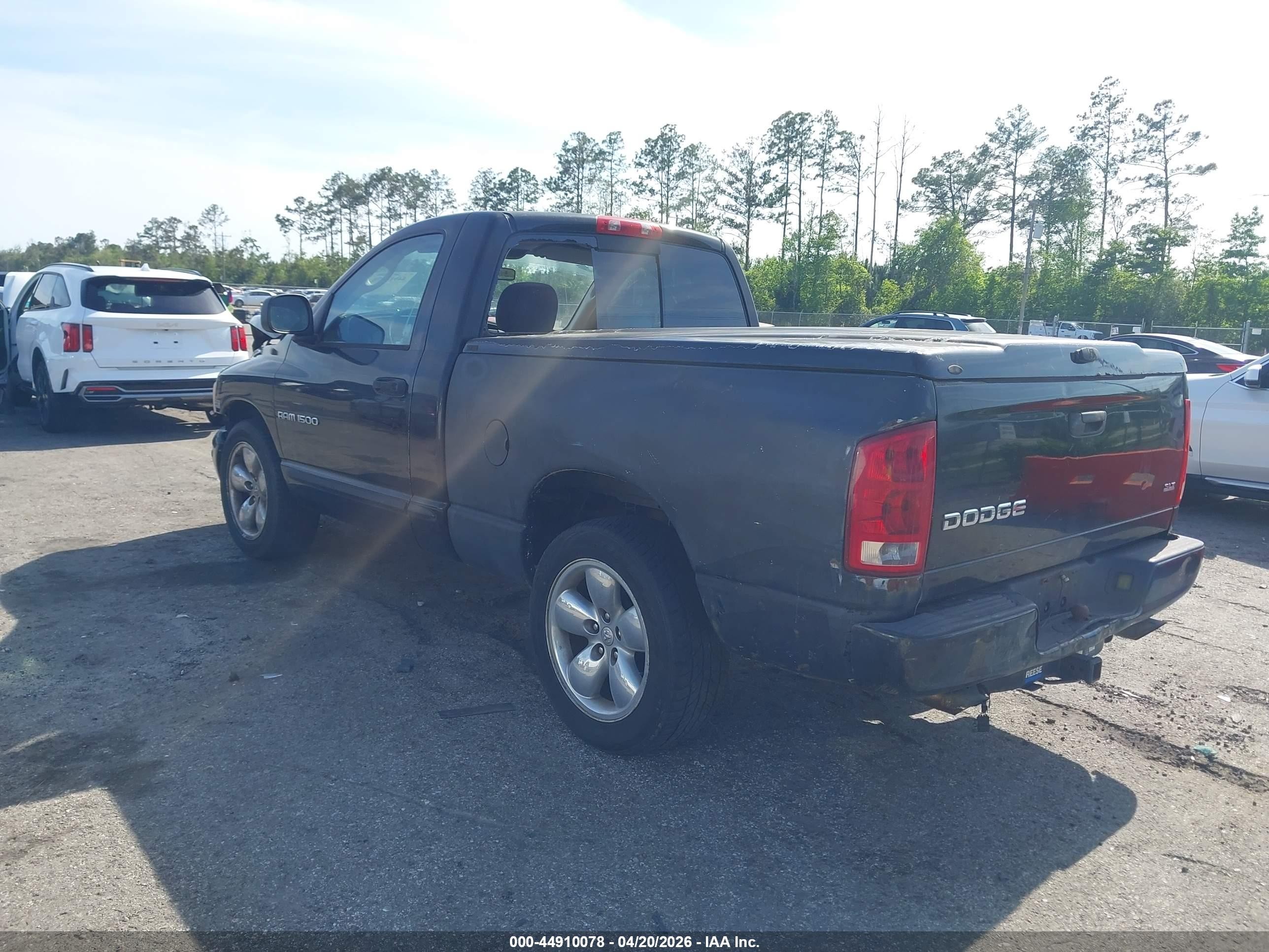 2004 Dodge Ram 1500 Slt/laramie Black vin: 1D7HA16D44J157665