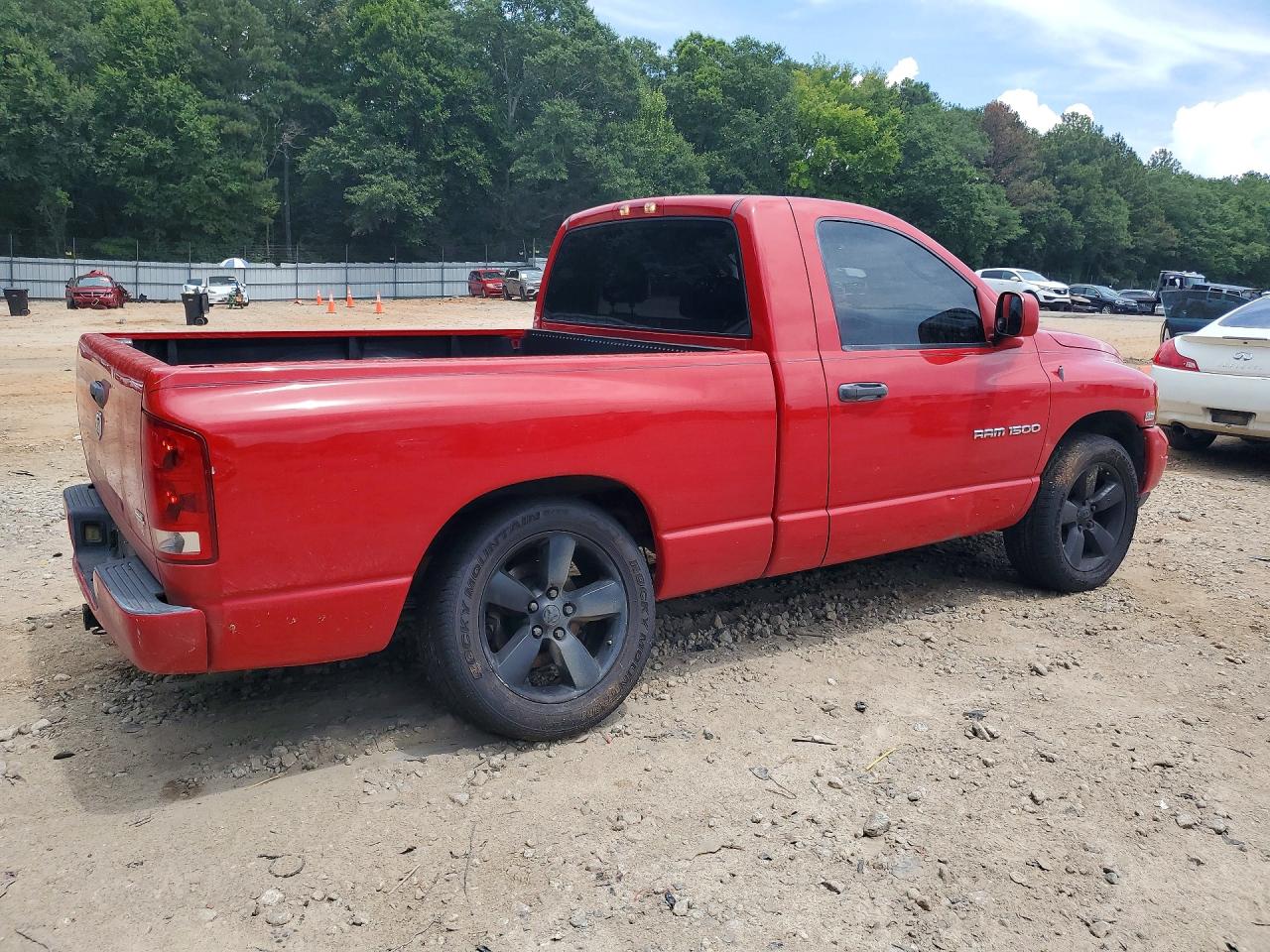 2005 Dodge Ram 1500 St Red vin: 1D7HA16D45J504767