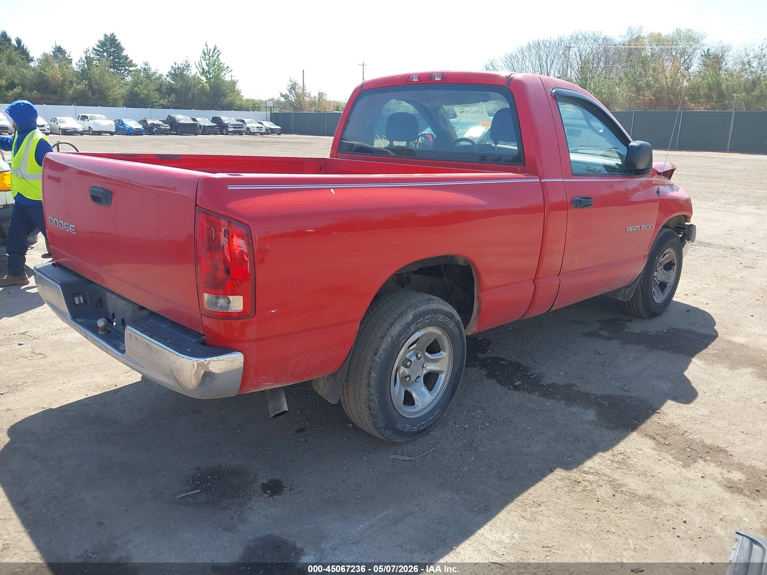 2004 Dodge Ram 1500 St Красный vin: 1D7HA16D54J147646