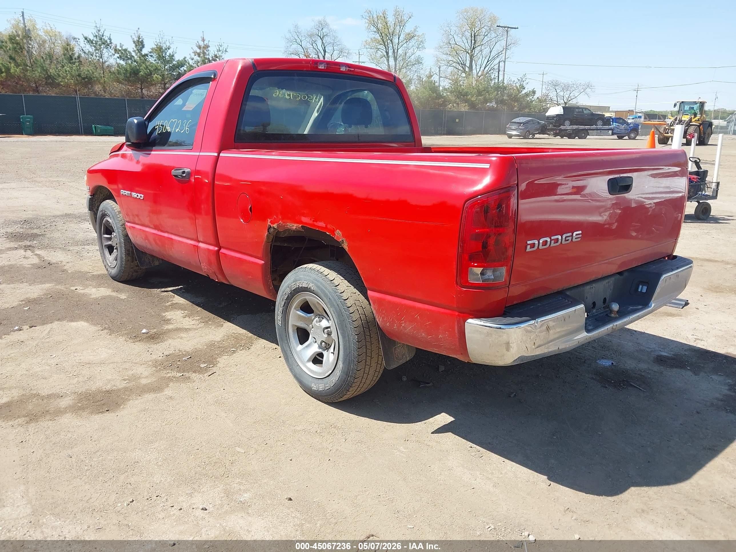 2004 Dodge Ram 1500 St Красный vin: 1D7HA16D54J147646