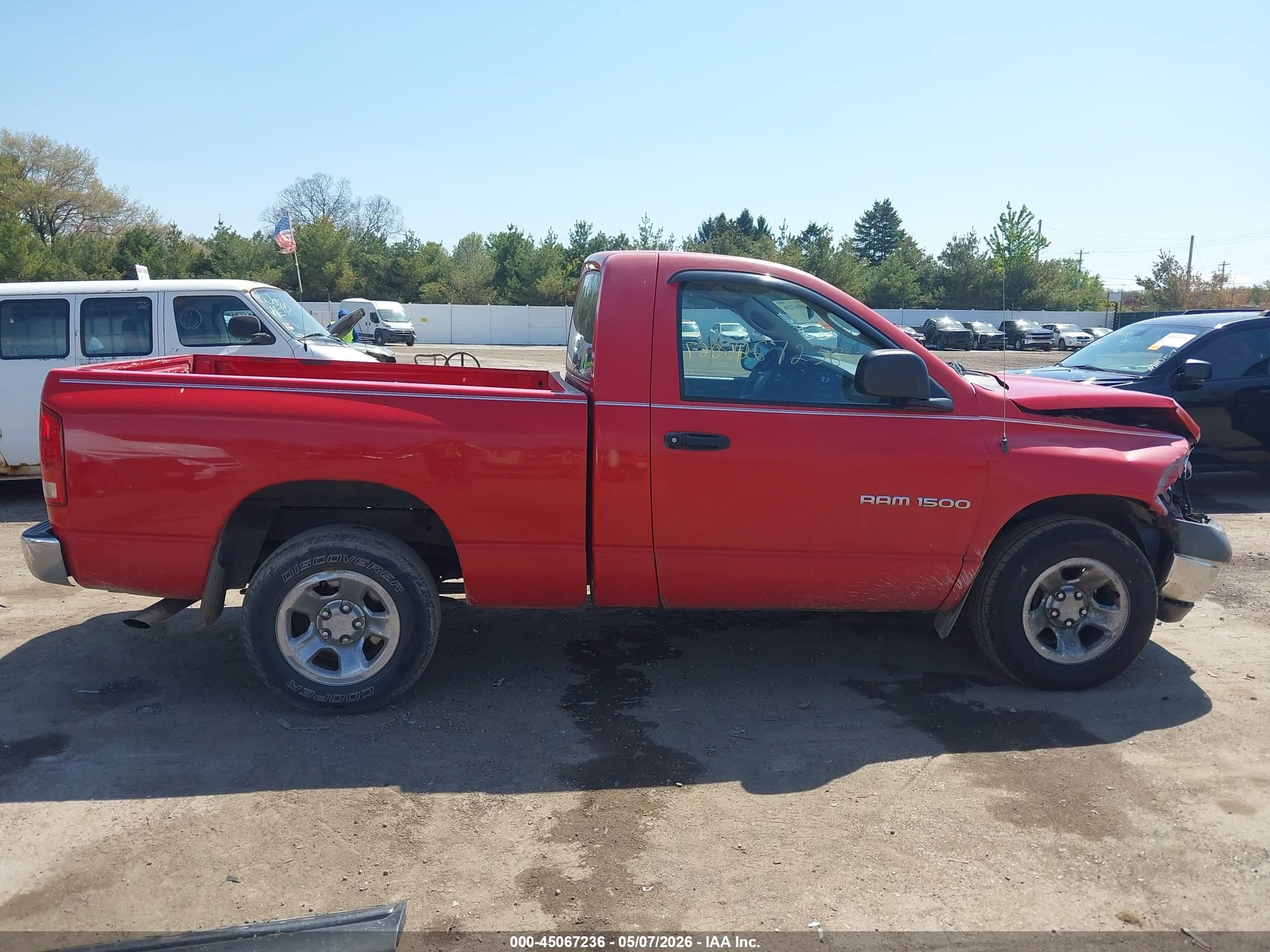 2004 Dodge Ram 1500 St Красный vin: 1D7HA16D54J147646