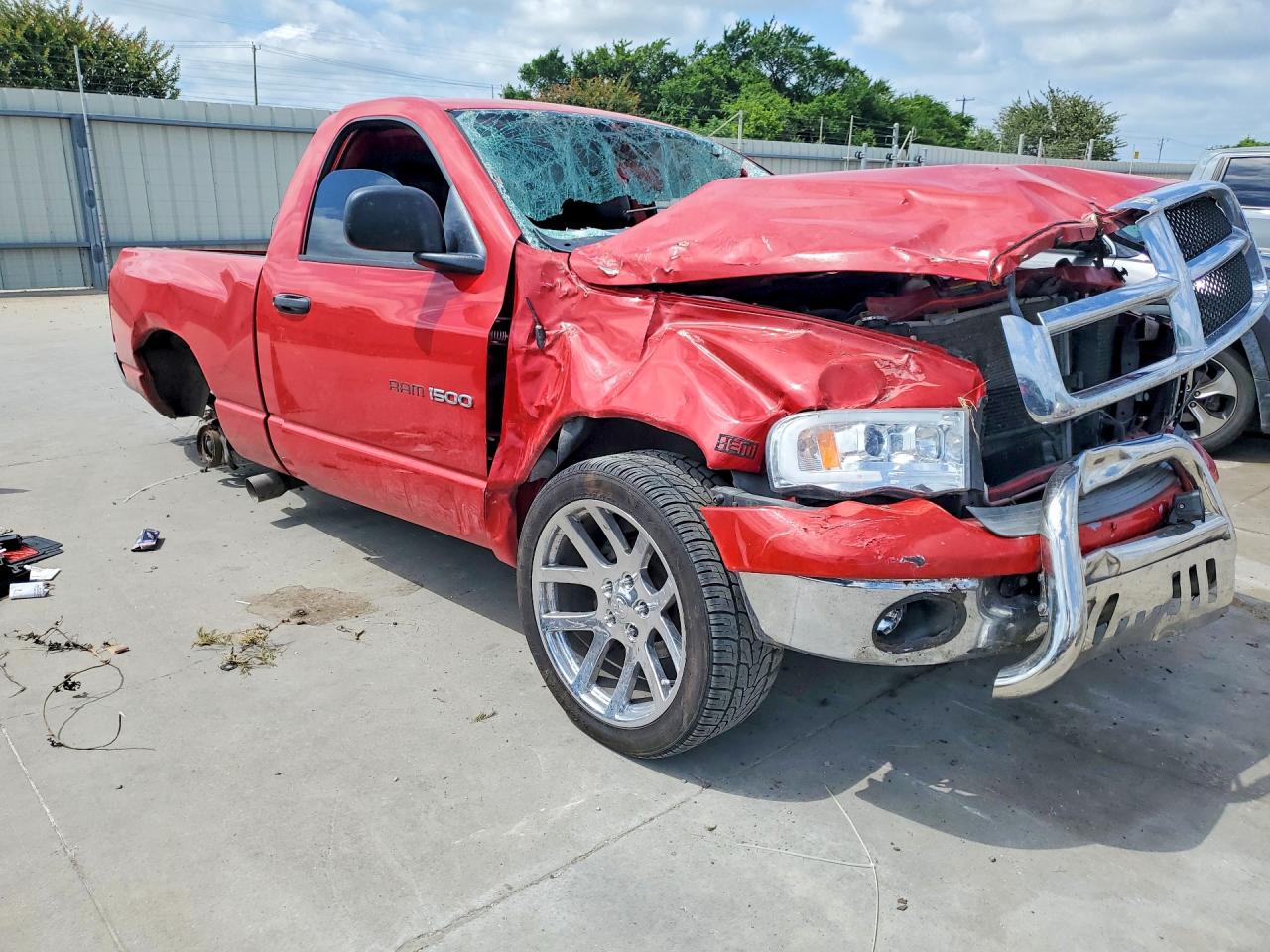 2005 Dodge Ram 1500 St Red vin: 1D7HA16D55J507418