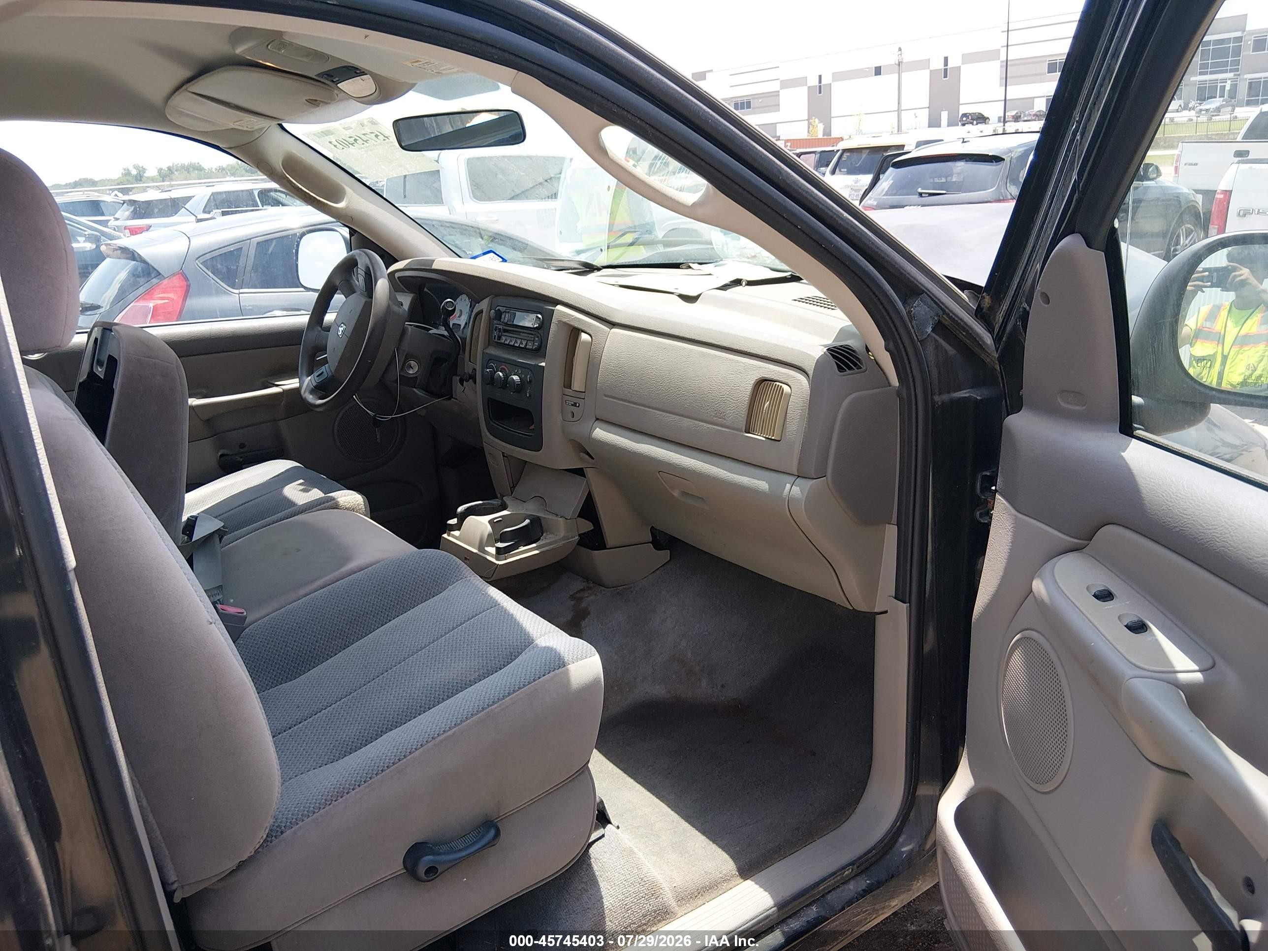2004 Dodge Ram 1500 St/slt Black vin: 1D7HA16D84J293037