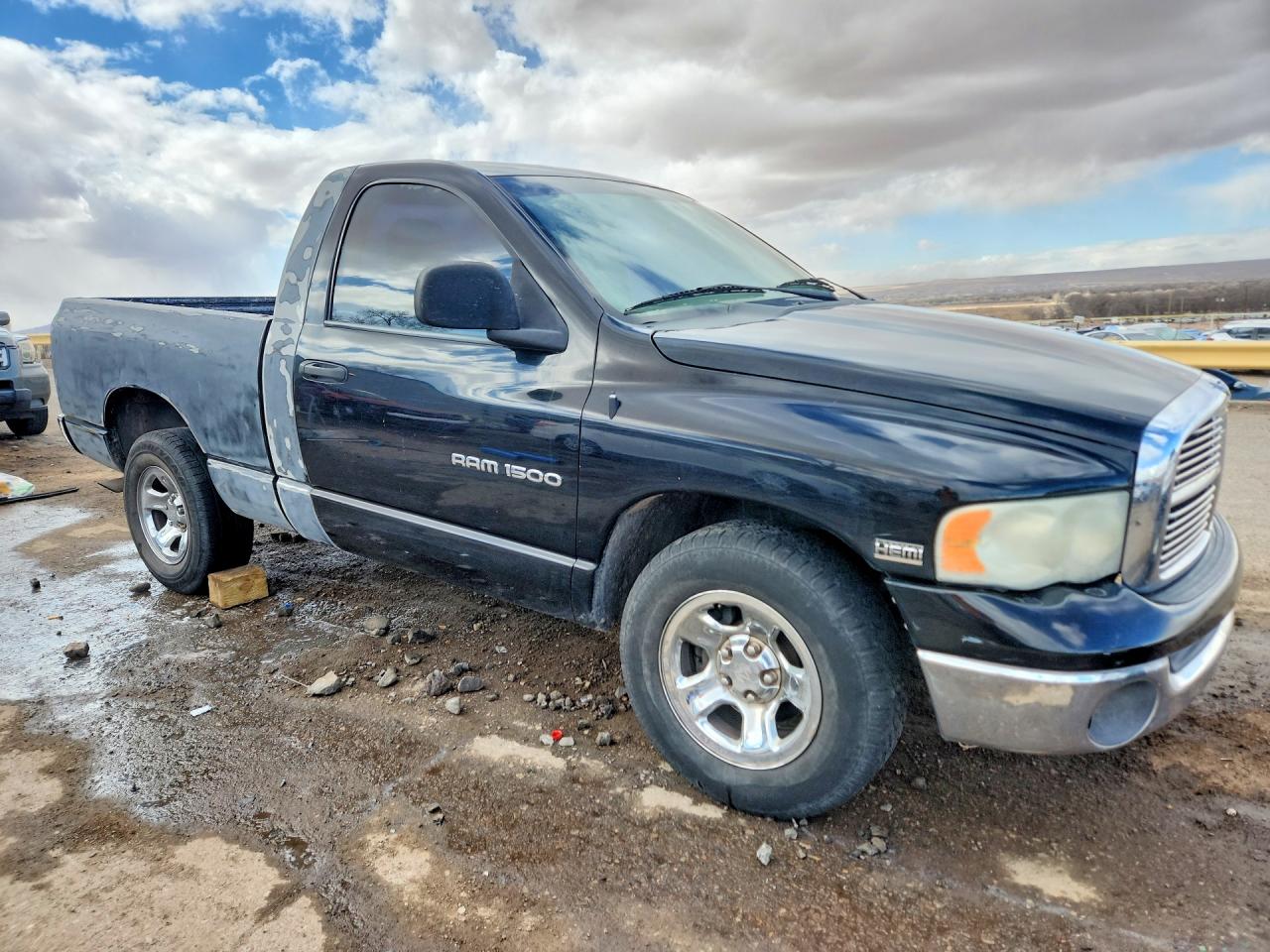 2004 Dodge Ram 1500 St Black vin: 1D7HA16D94J156723
