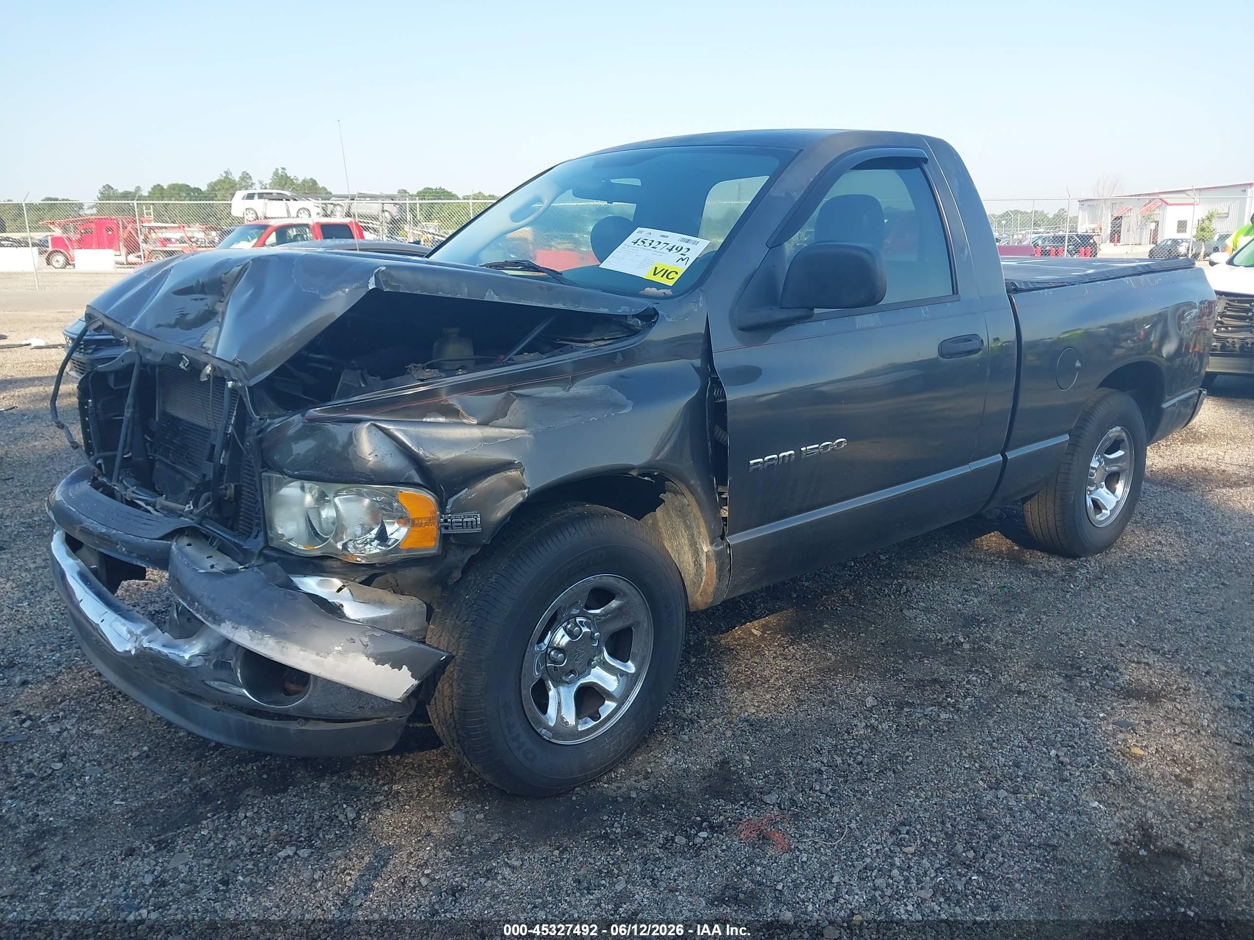 2004 Dodge Ram 1500 St Gray vin: 1D7HA16DX4J150753