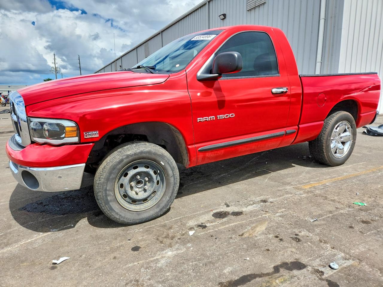 2005 Dodge Ram 1500 St Red vin: 1D7HA16DX5J552452