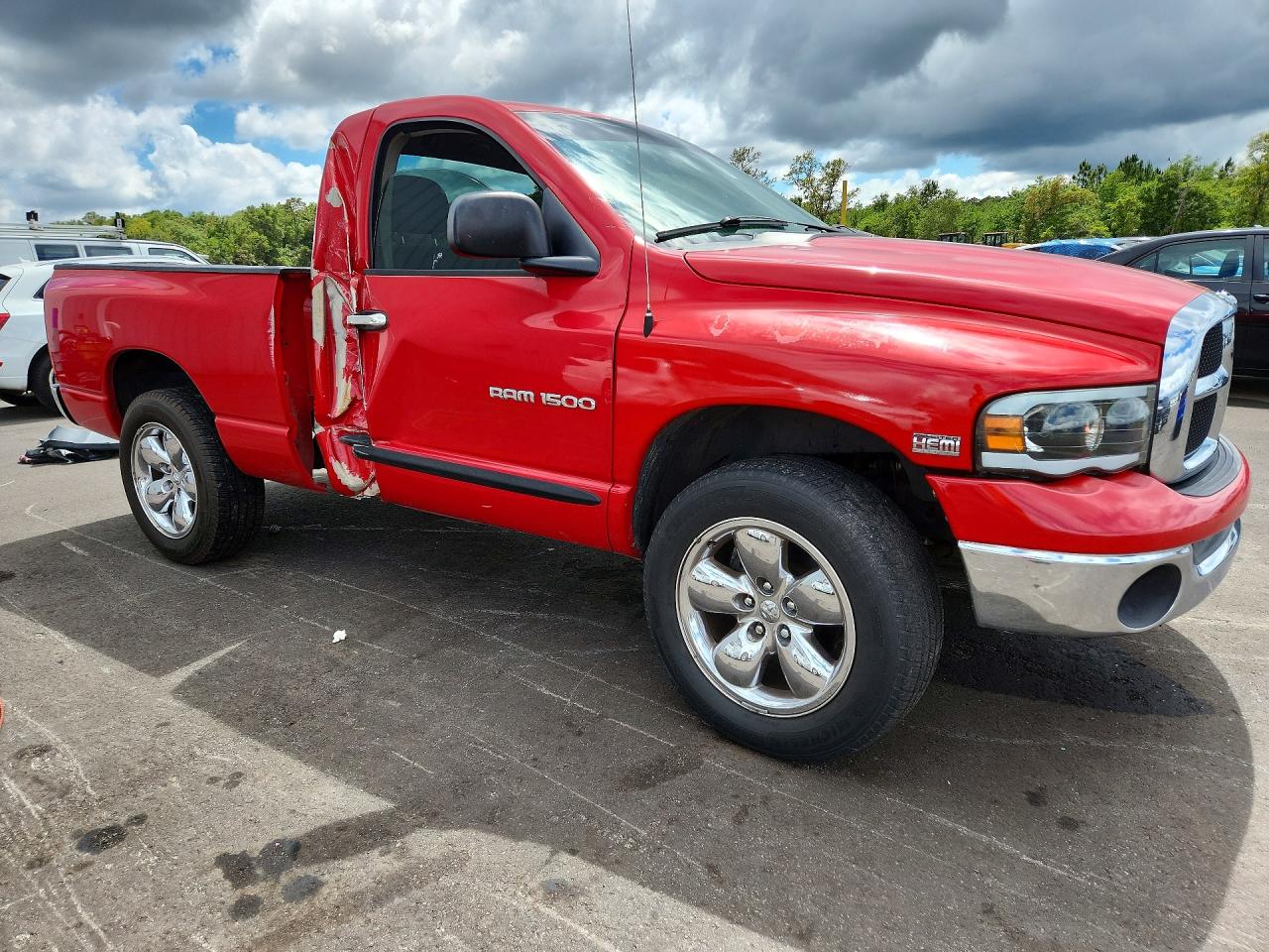 2005 Dodge Ram 1500 St Red vin: 1D7HA16DX5J552452