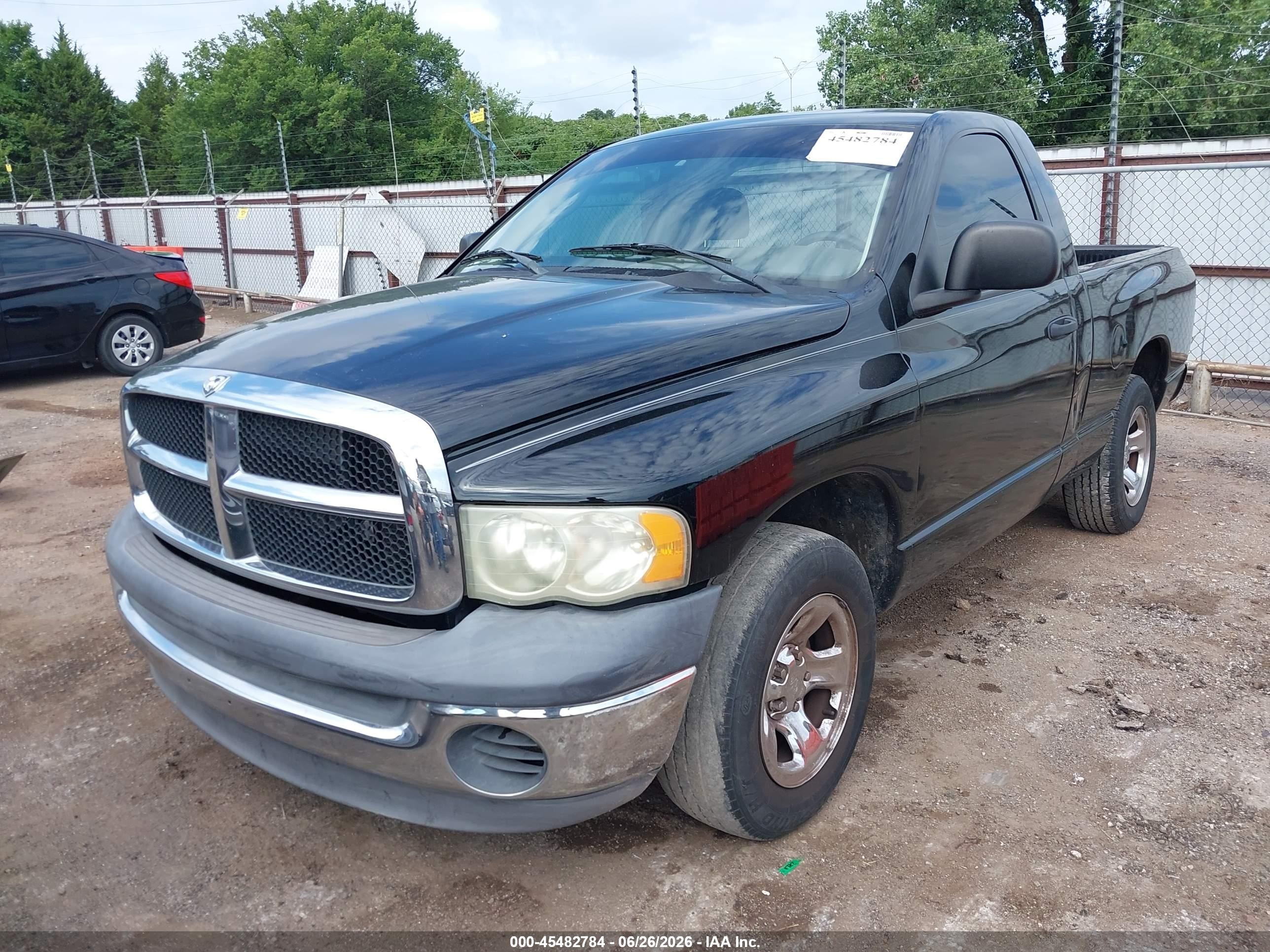 2002 Dodge Ram 1500 St Black vin: 1D7HA16K02J207618