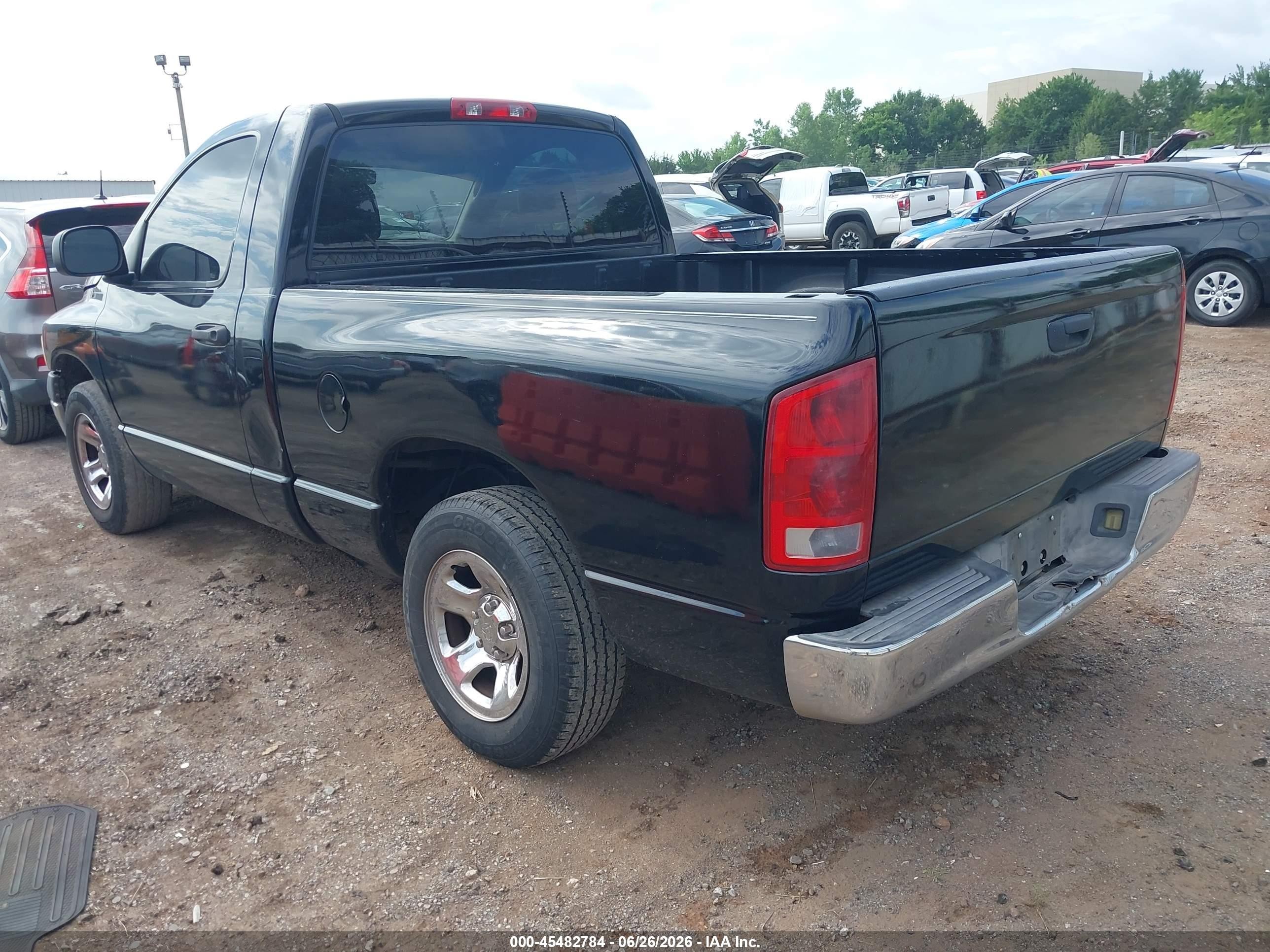 2002 Dodge Ram 1500 St Black vin: 1D7HA16K02J207618
