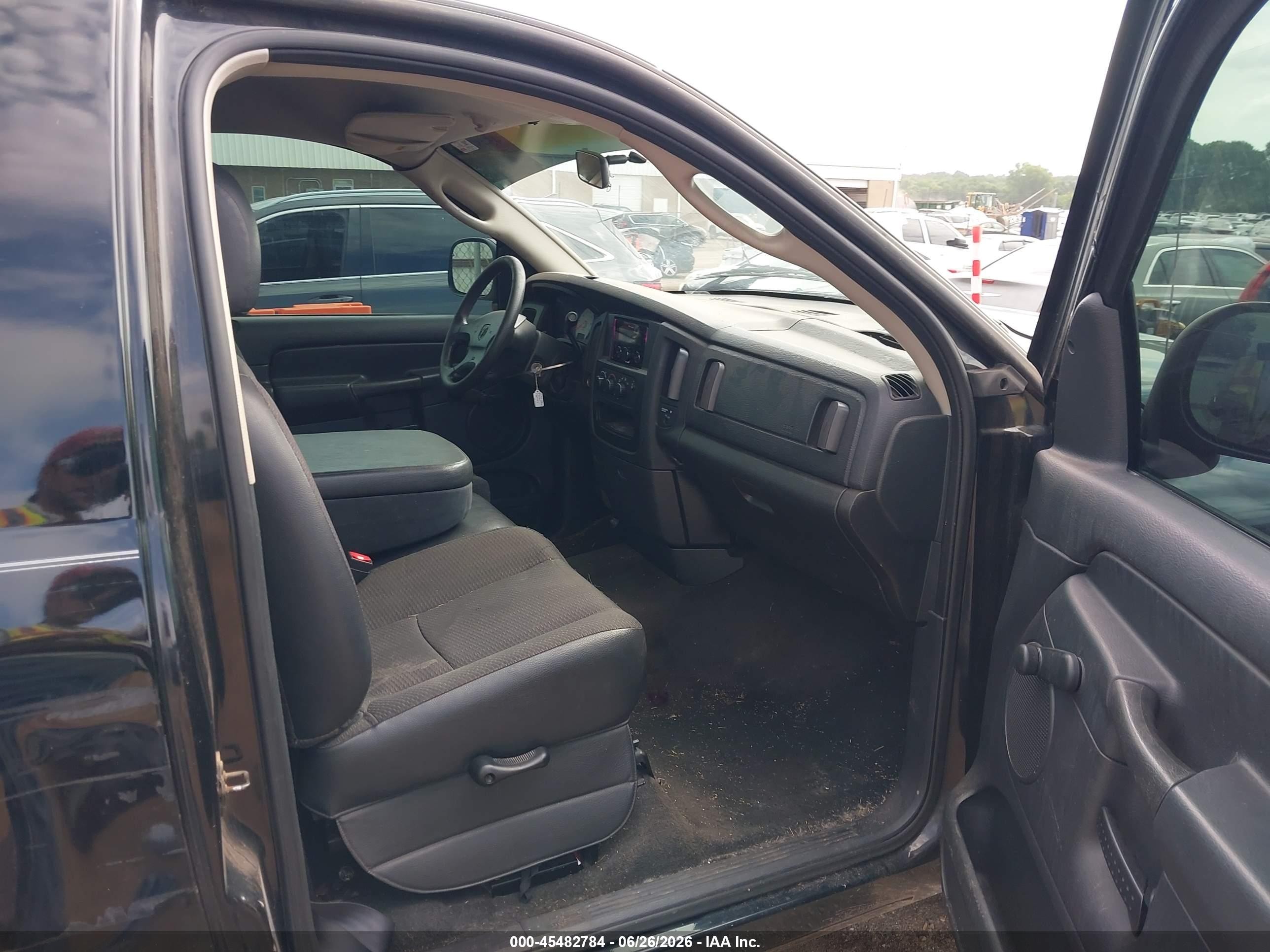 2002 Dodge Ram 1500 St Black vin: 1D7HA16K02J207618