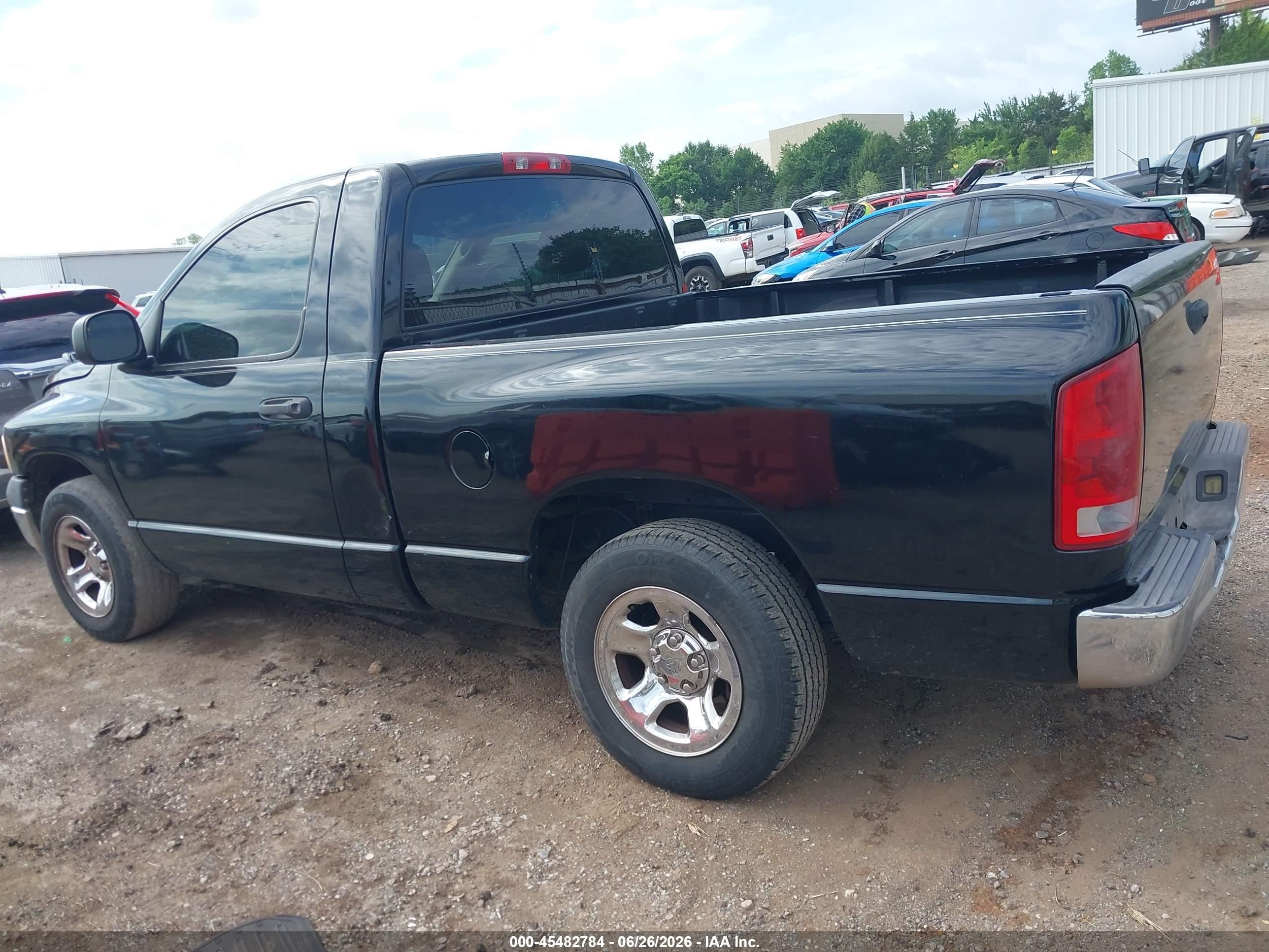 2002 Dodge Ram 1500 St Black vin: 1D7HA16K02J207618