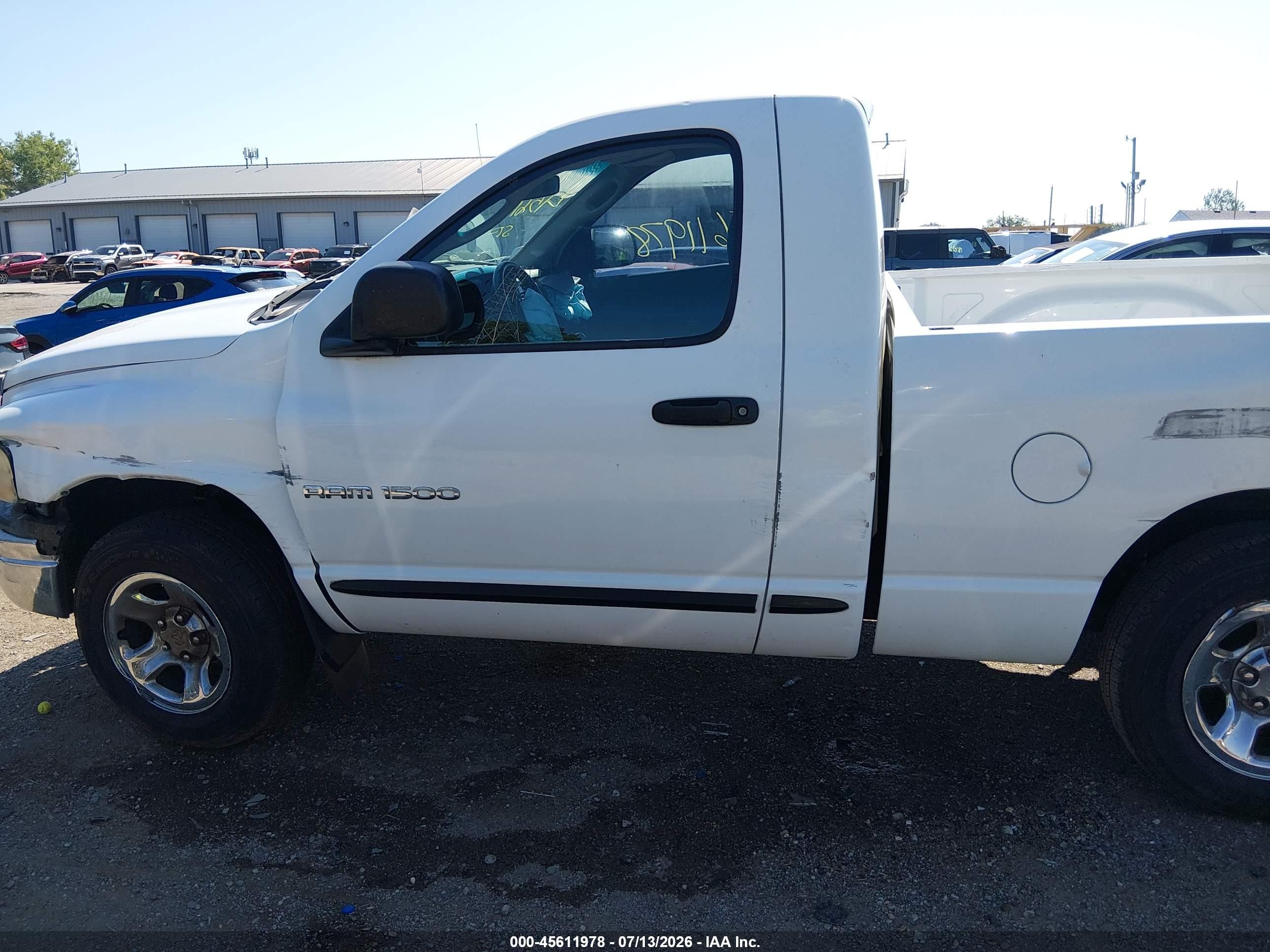 2002 Dodge Ram 1500 St White vin: 1D7HA16K02J221857