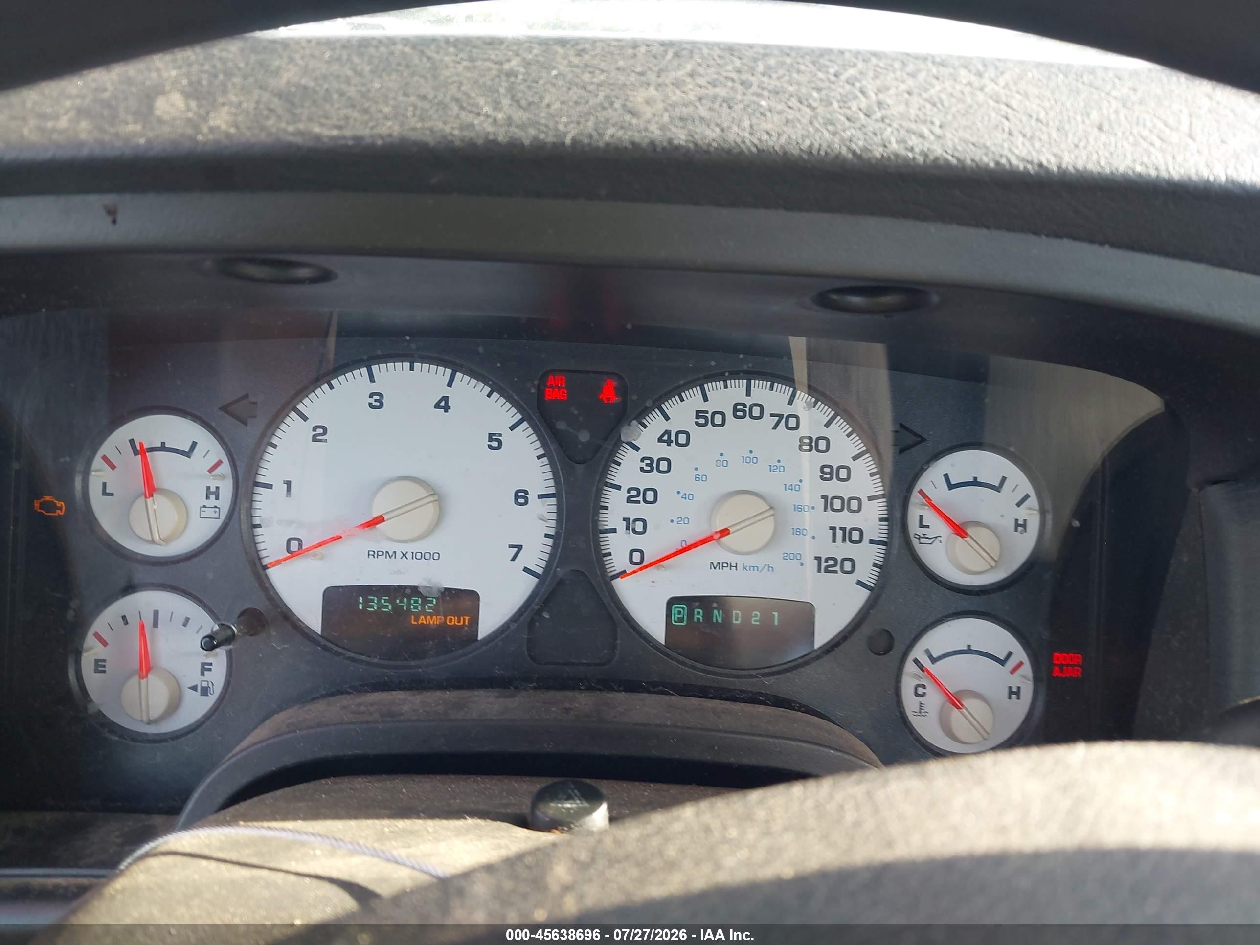 2004 Dodge Ram 1500 St Red vin: 1D7HA16K04J149724
