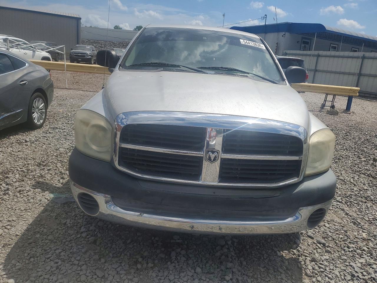 2007 Dodge Ram 1500 St Silver vin: 1D7HA16K07J615883