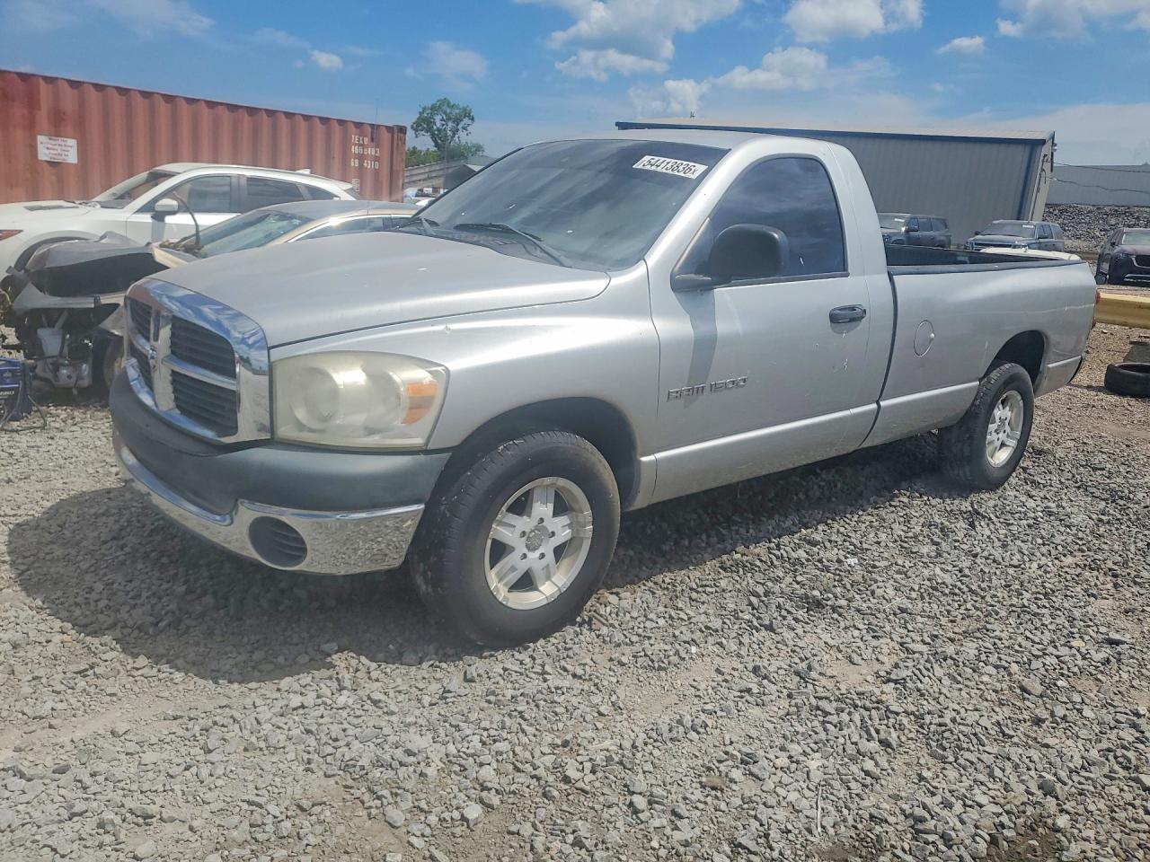 2007 Dodge Ram 1500 St Silver vin: 1D7HA16K07J615883
