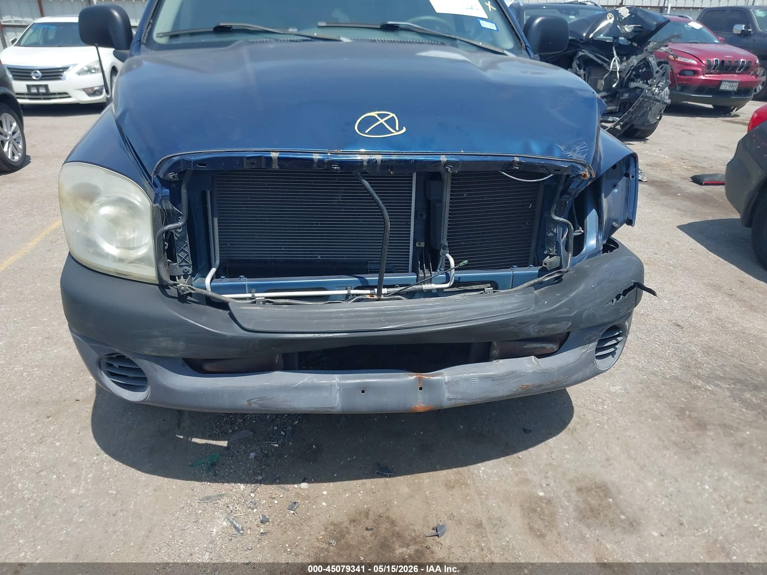 2007 Dodge Ram 1500 St Blue vin: 1D7HA16K07J625491