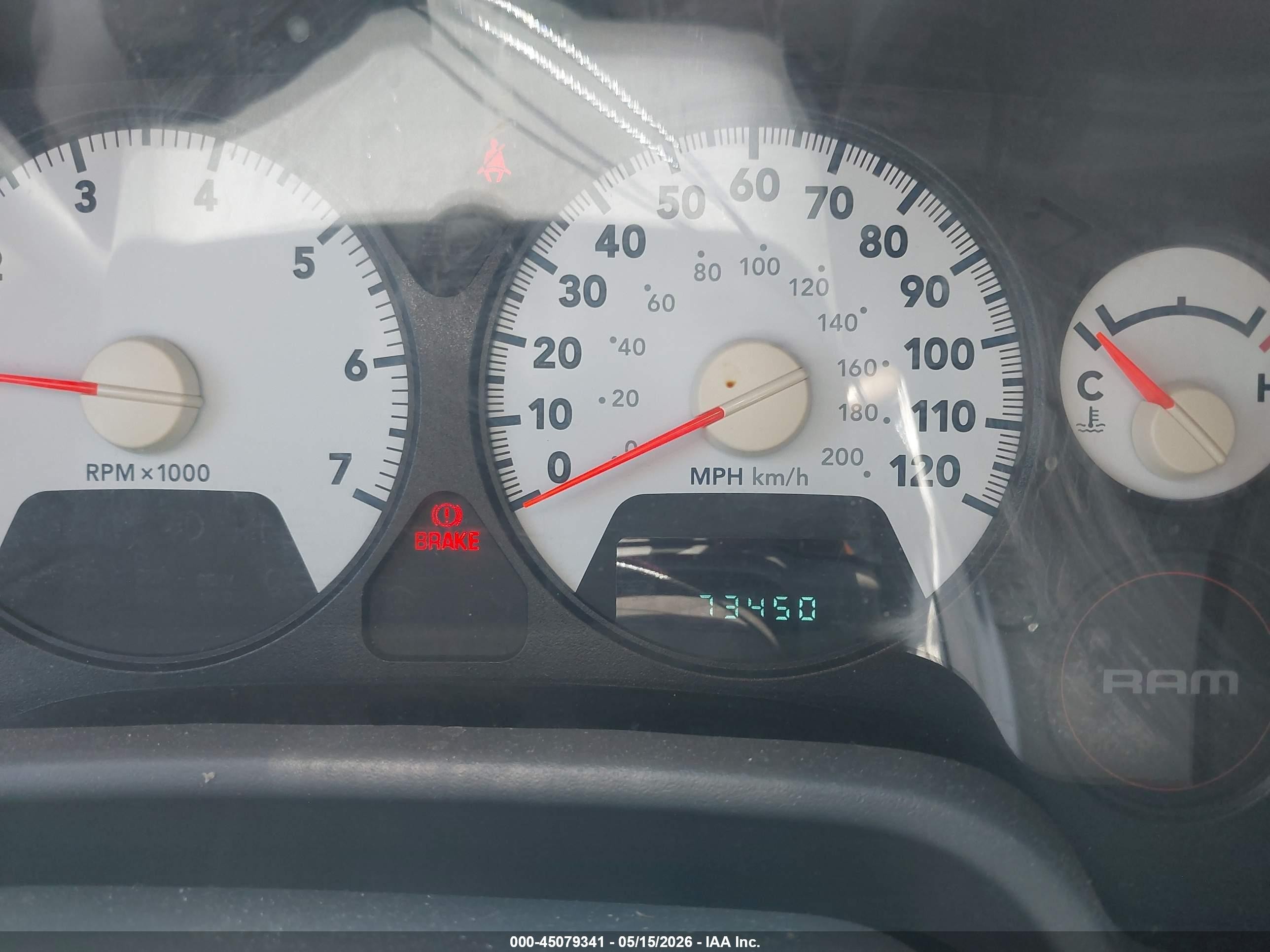 2007 Dodge Ram 1500 St Blue vin: 1D7HA16K07J625491