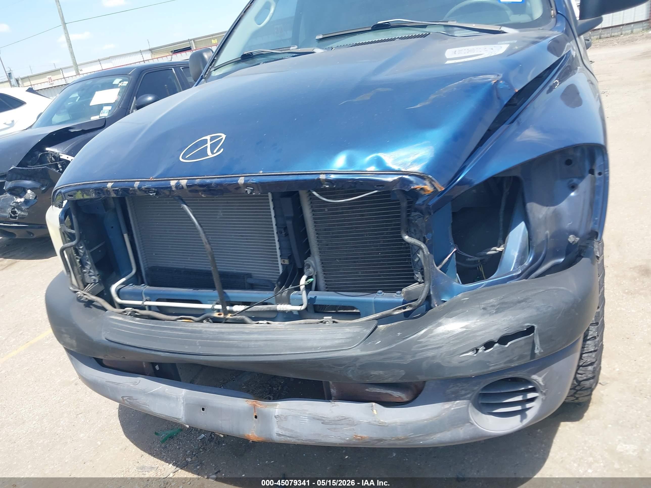 2007 Dodge Ram 1500 St Blue vin: 1D7HA16K07J625491