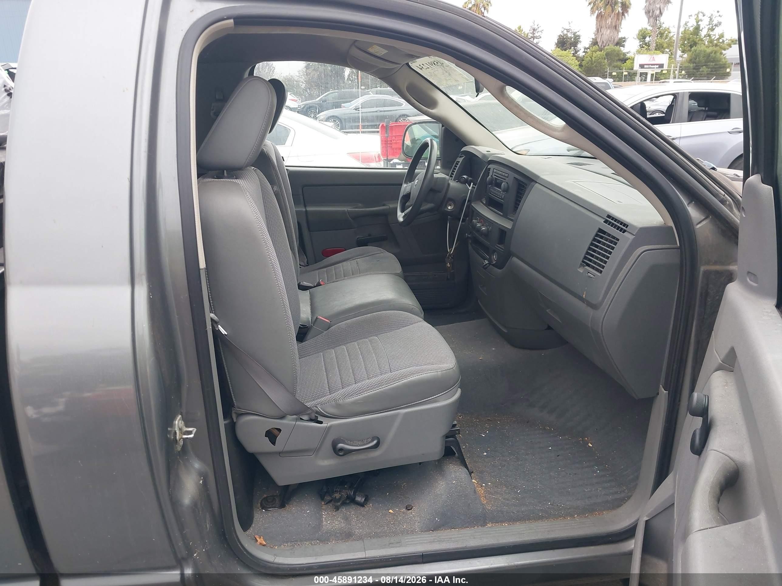 2008 Dodge Ram 1500 St/sxt Gray vin: 1D7HA16K08J203528