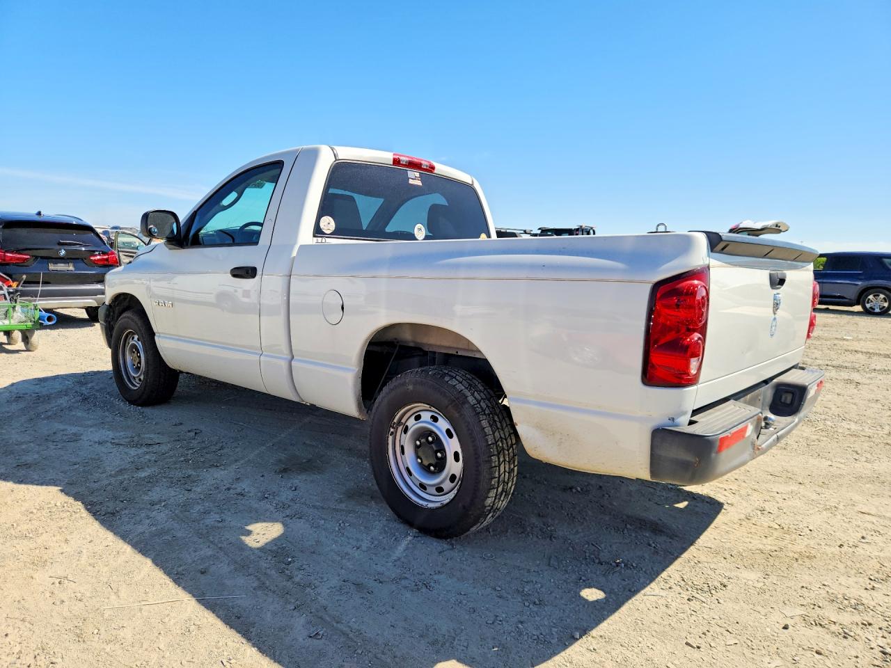 2008 Dodge Ram 1500 St White vin: 1D7HA16K08J227764